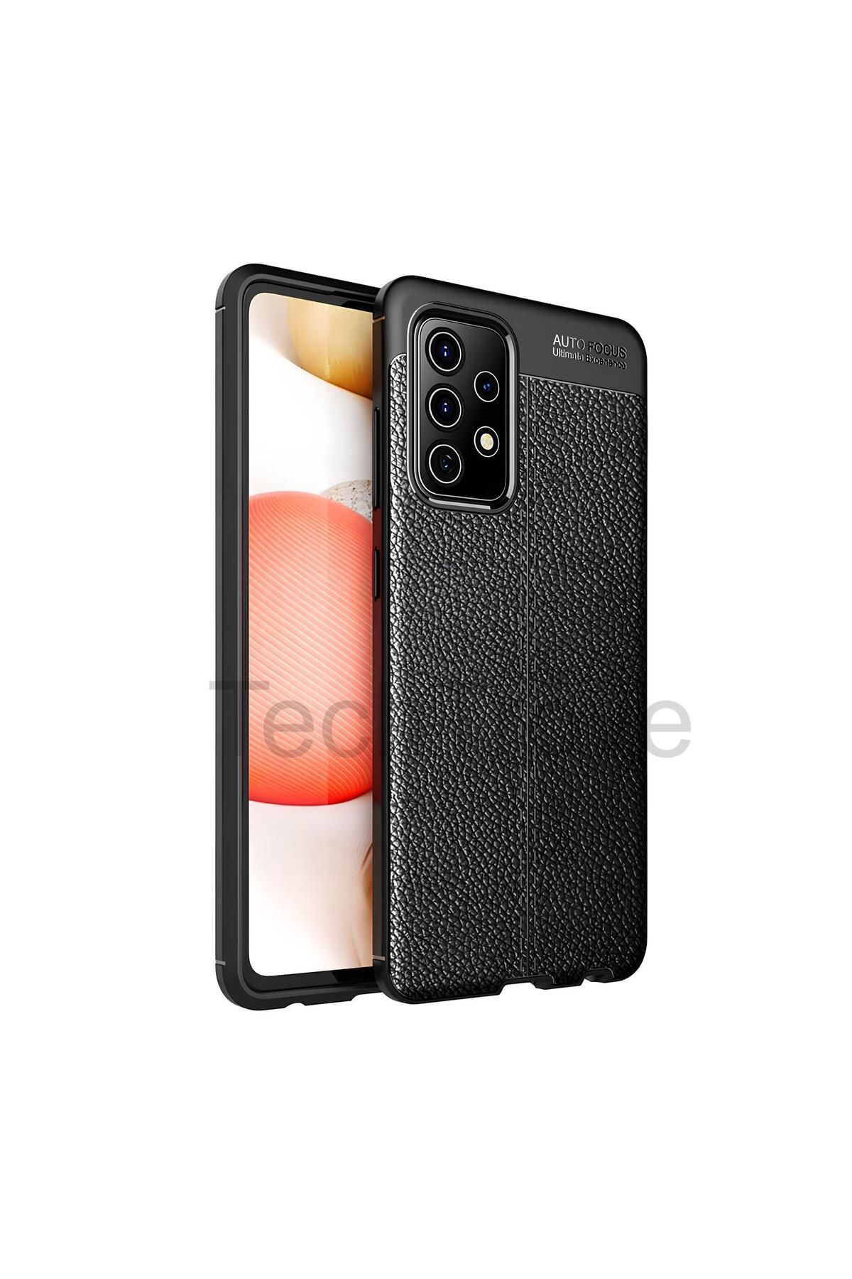 TechTrove Samsung Galaxy A52 Kılıf Deri Extra Korumalı Slikon Kapak