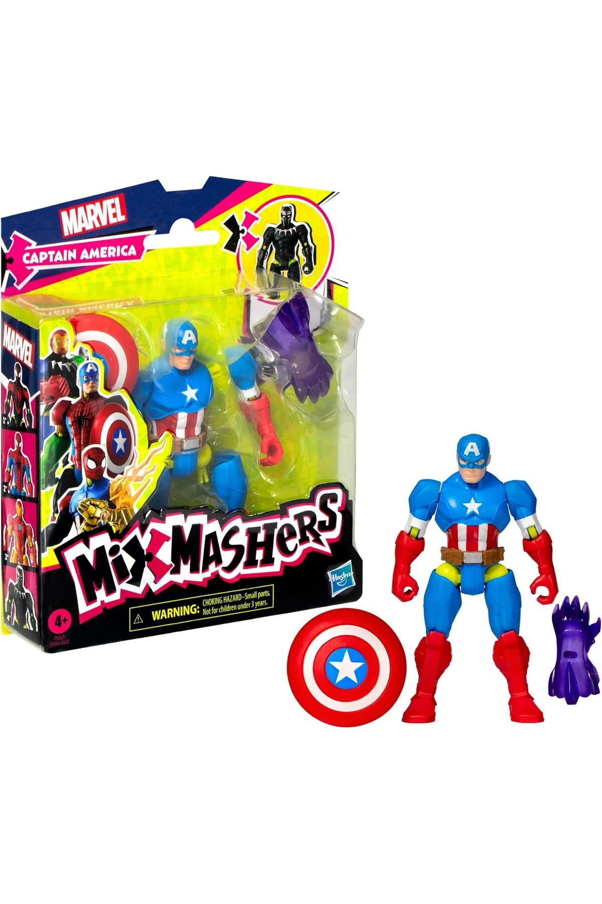 SECTOYS MixMashers Marvel Captain America Avengers Figür Captain America Figür Lisanslı
