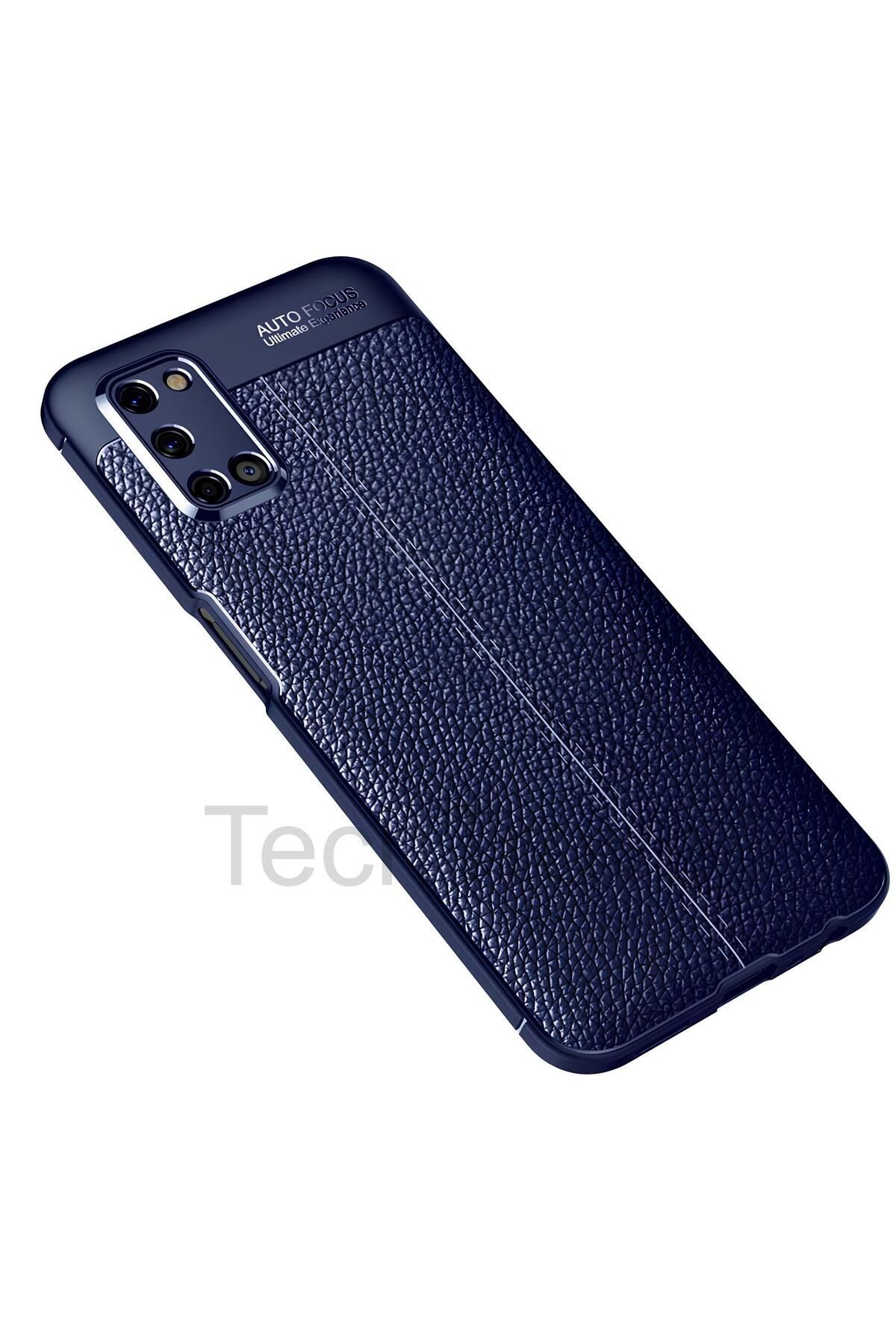 TechTrove Oppo A52 Kılıf Deri Extra Korumalı Slikon Kapak