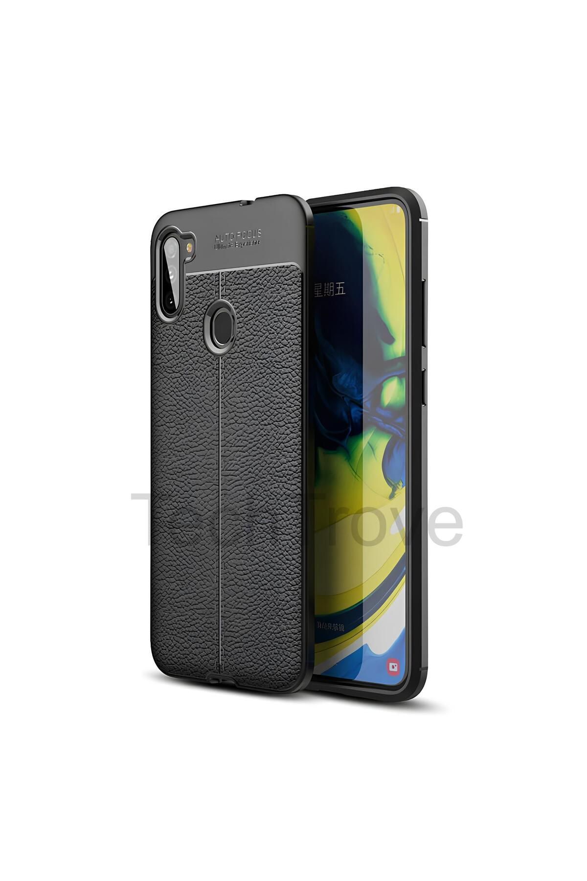 TechTrove Samsung Galaxy A11 Kılıf Deri Extra Korumalı Slikon Kapak