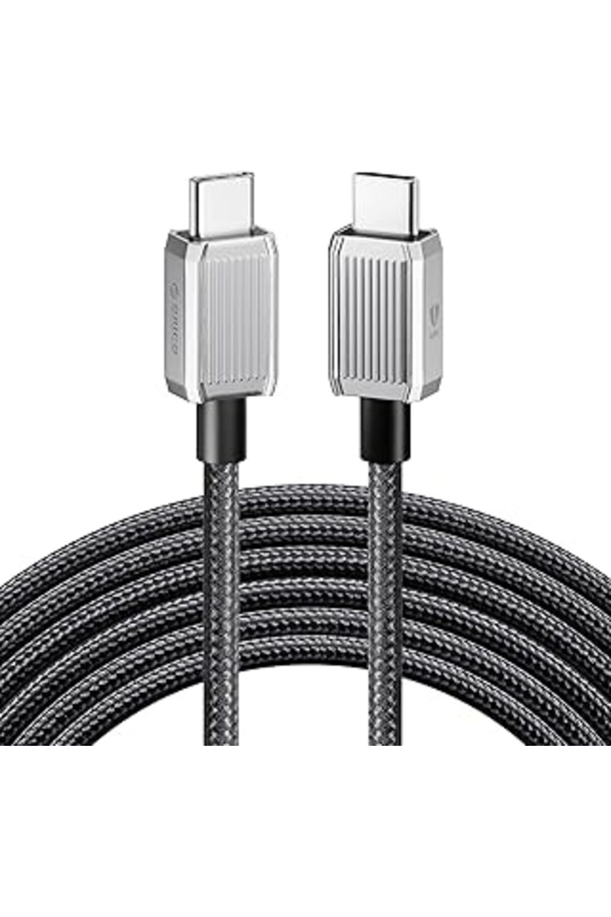 Pazarcan Orico 60W 3A Pd Type-C To Type-C Hızlı Şarj Ve Data Kablosu 1 Metre Siyah