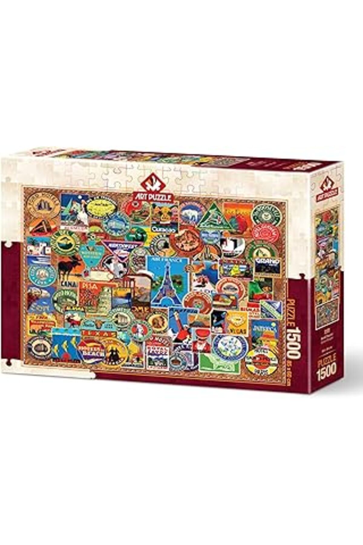karadağsb Art Puzzle Dünya Gezgini 1500 Parça Puzzle