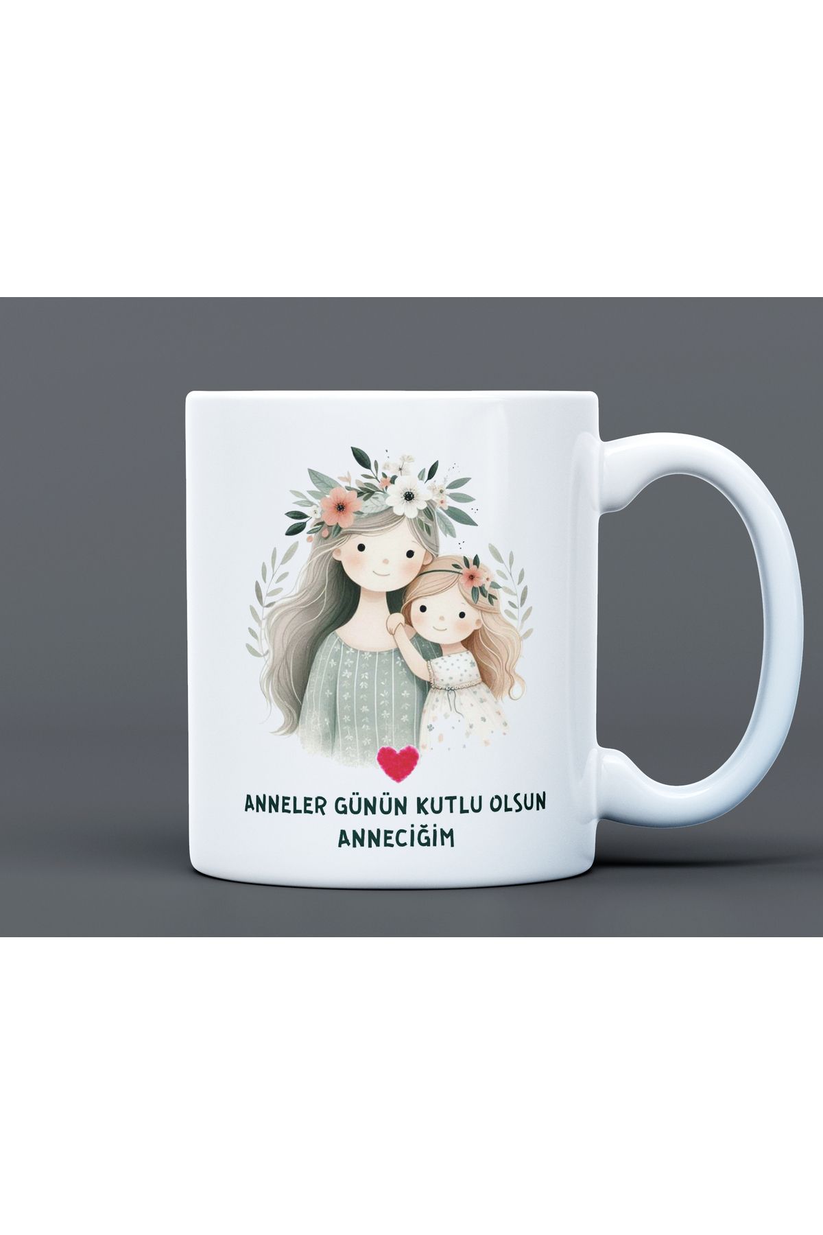 AA Shop Anneler Günü Hediye Büyük Boy Porselen Kupa Bardak