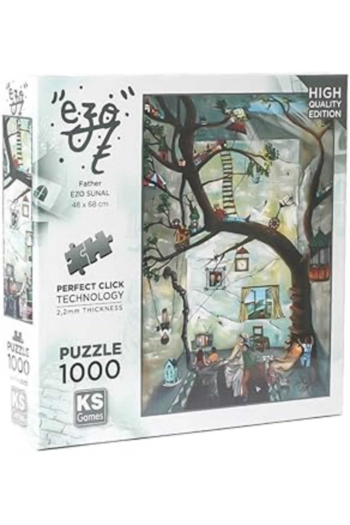 karadağsb Ks Games 1000 Parça Fogoso Ezo Sunal Puzzle