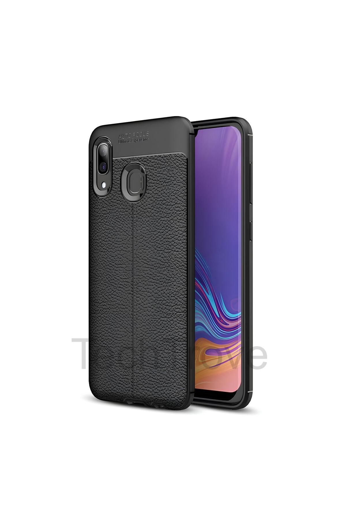TechTrove Huawei Honor 8C Kılıf Deri Extra Korumalı Slikon Kapak