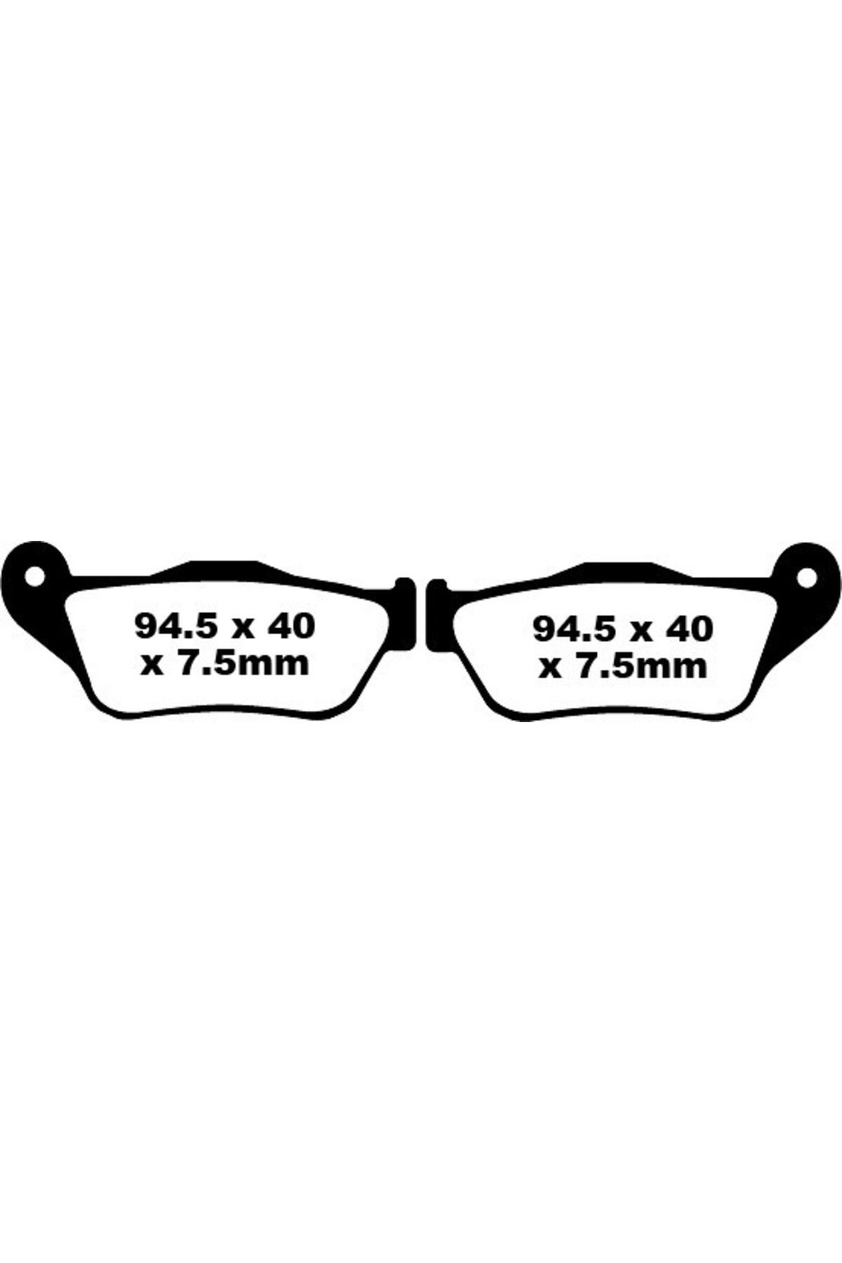 EBC SFAC430 KARBON ORGANİK BALATA