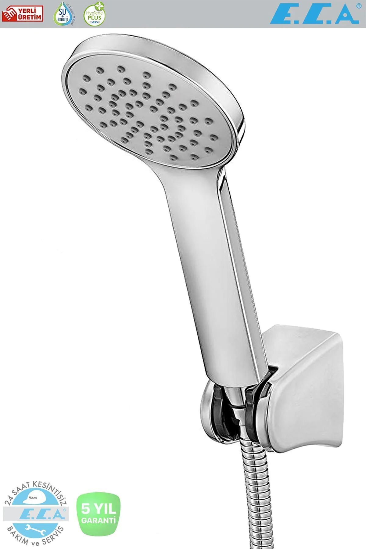 Eca Spylos Banyo Duş Başlığı Tek Fonksiyonlu Mafsallı Banyo Üst Takım 102117378