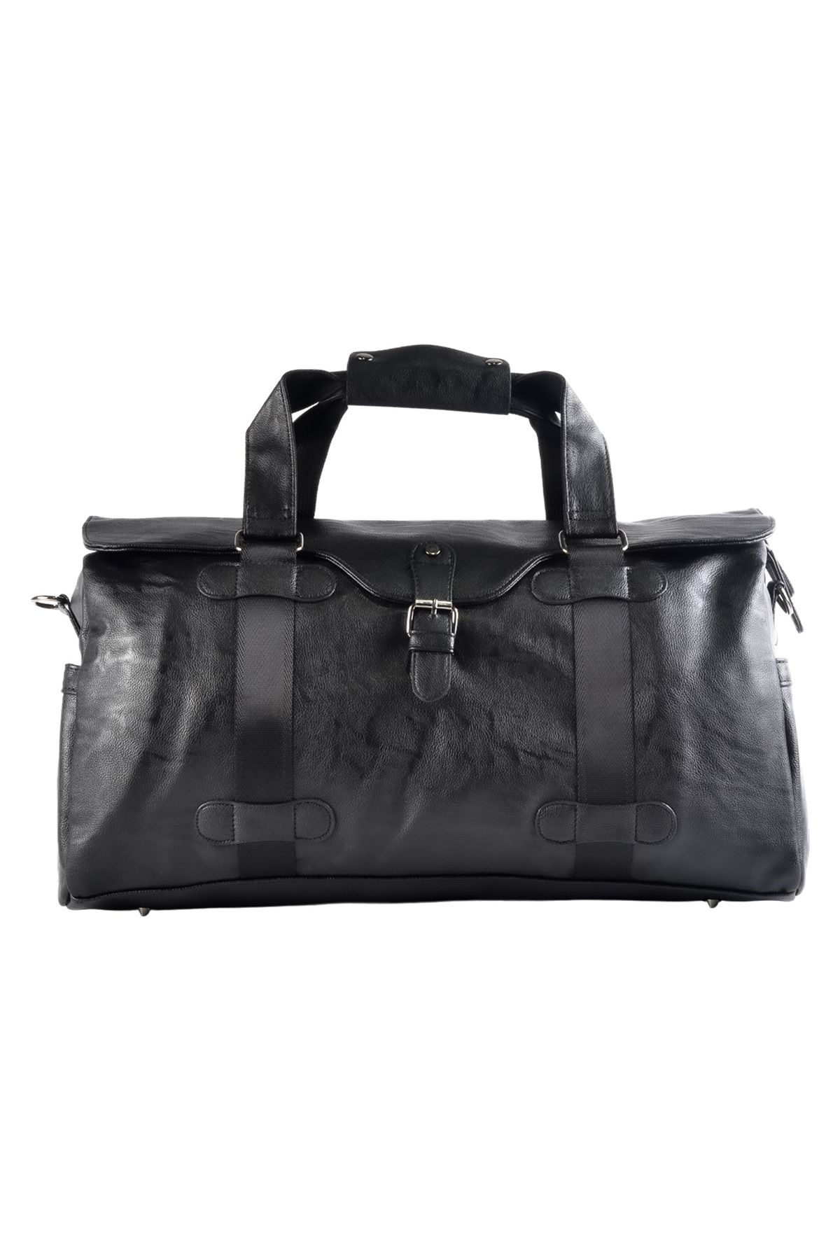 Naimeed Company Geantă De Voiaj, Pentru Avion, Piele Ecologică, Naimeed D5415, Companion, Negru, 48x20x23cm Masculin - L