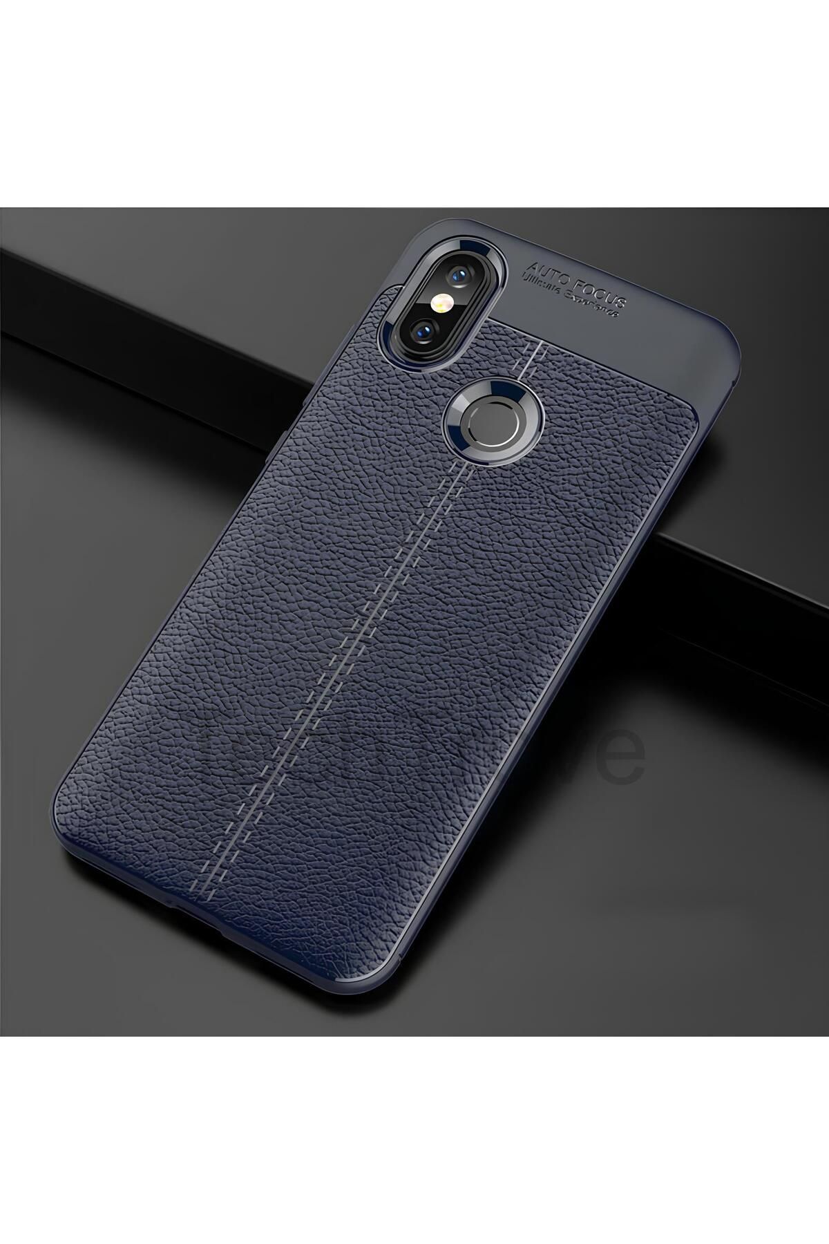 TechTrove Xiaomi Mi A2 Lite Kılıf Deri Extra Korumalı Slikon Kapak