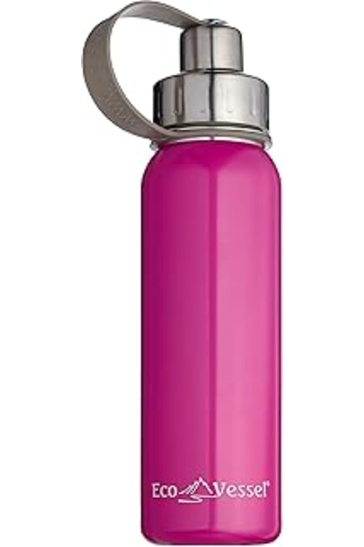 Mu Art Ahşap Eco Vessel Paslanmaz Çelik Vidalı Başlık Termos, 0.75 Lt, Pembe