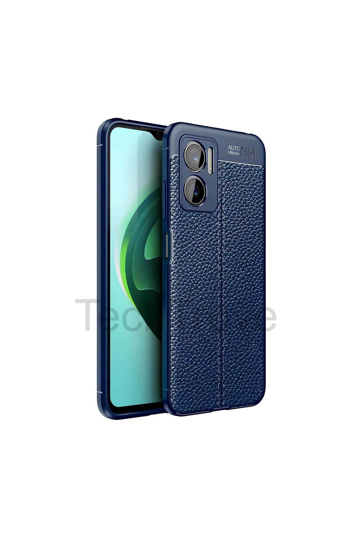 TechTrove Xiaomi Redmi Note 11E Kılıf Deri Extra Korumalı Slikon Kapak