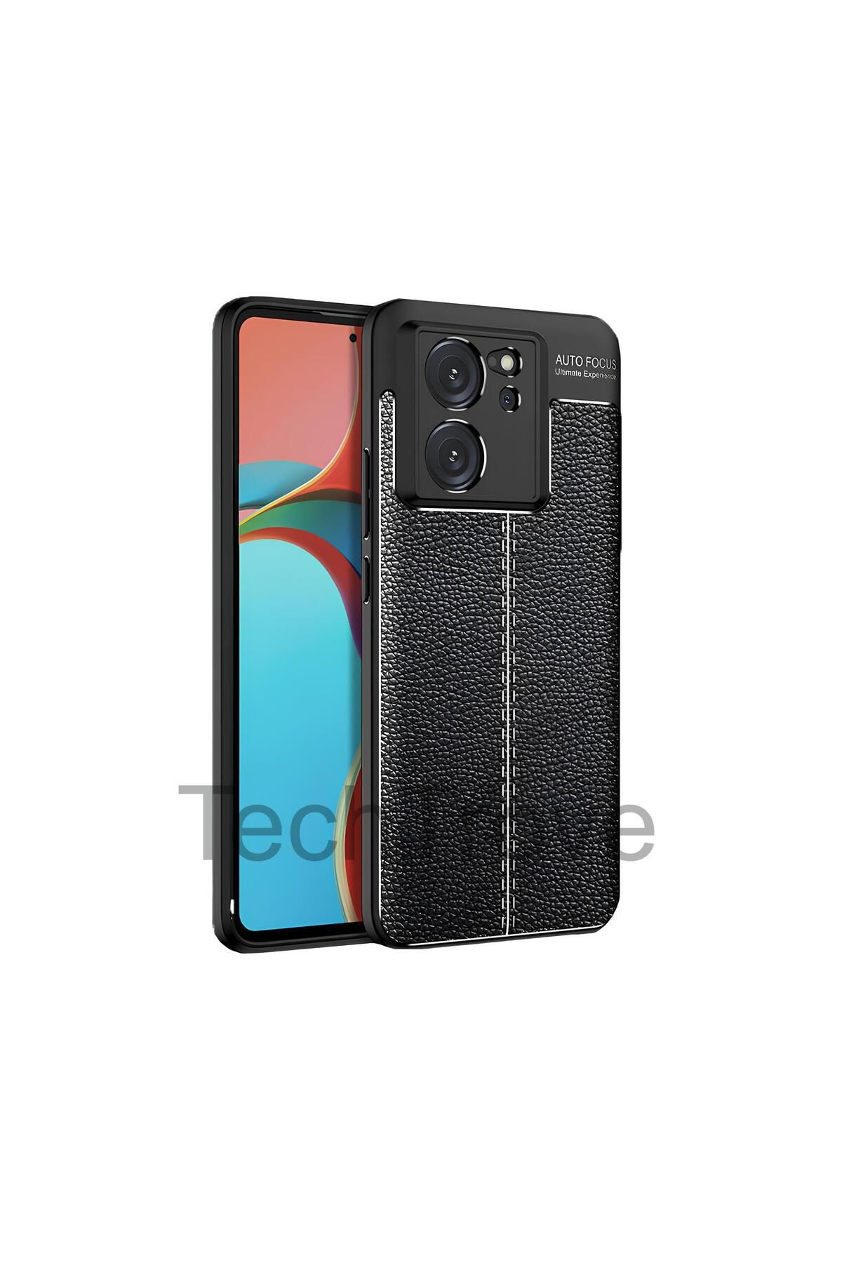 TechTrove Xiaomi Mi 13T Pro Kılıf Deri Extra Korumalı Slikon Kapak