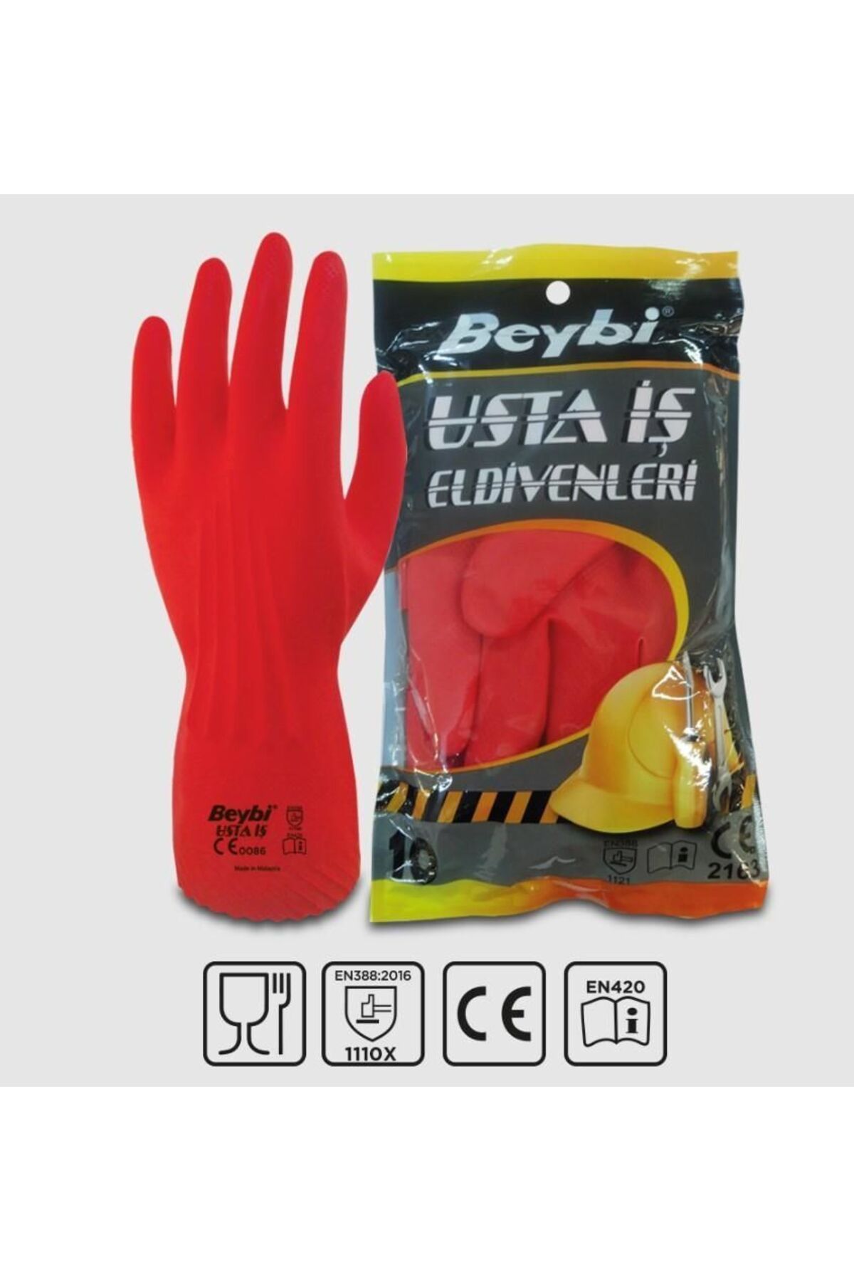 HobiDünyasıElif Beybi Usta İş Lateks Eldiven NO:10