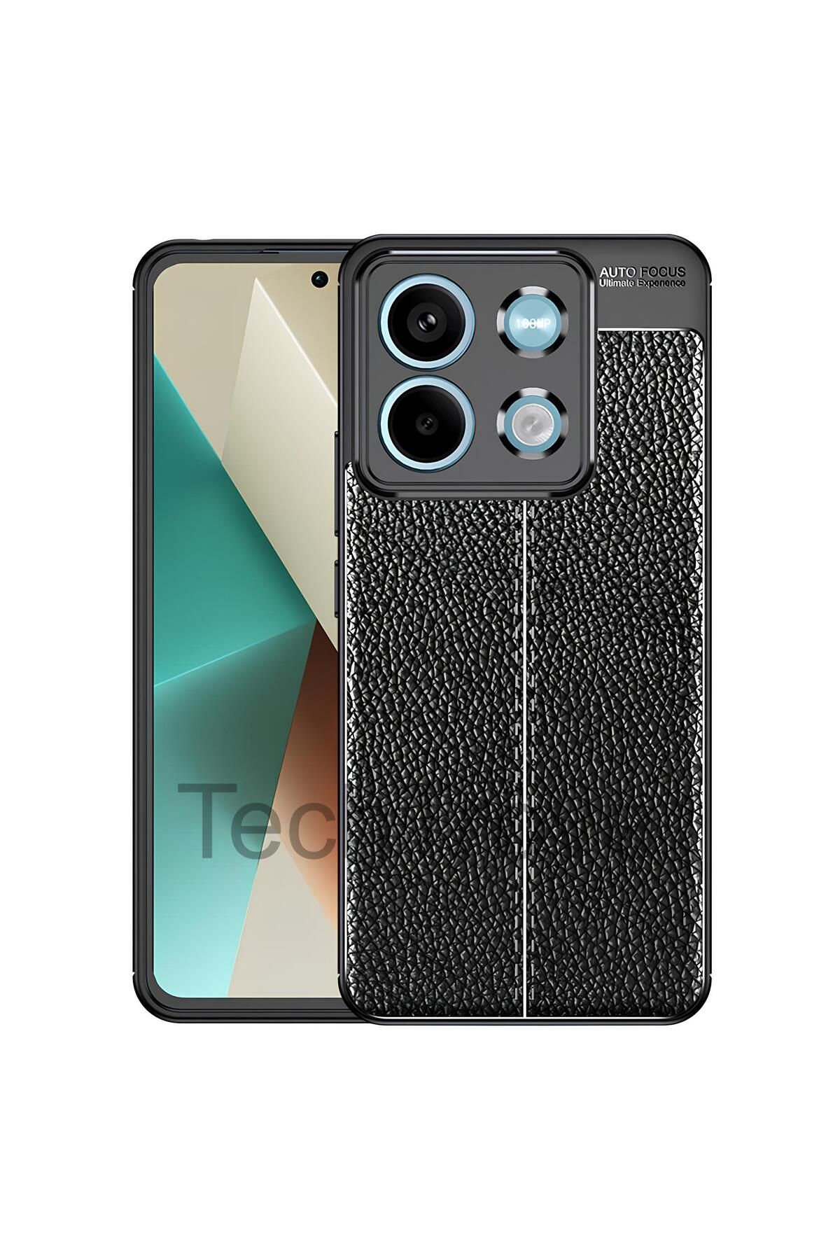 TechTrove Xiaomi Redmi Note 13 5G Kılıf Deri Extra Korumalı Slikon Kapak