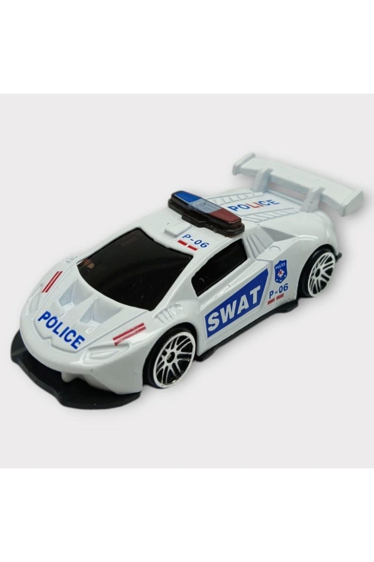 Tolzan Metal Mini Polis Arabası 8 cm - Polis - 3