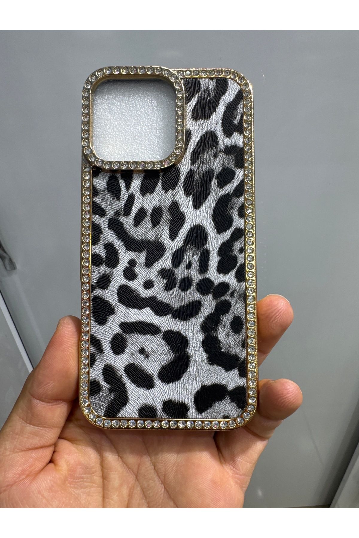 ABAS LEOPAR DESENLİ TELEFON KILIFI