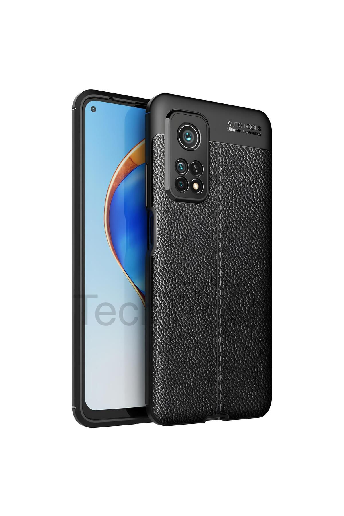 TechTrove Xiaomi Mi 10T Kılıf Deri Extra Korumalı Slikon Kapak