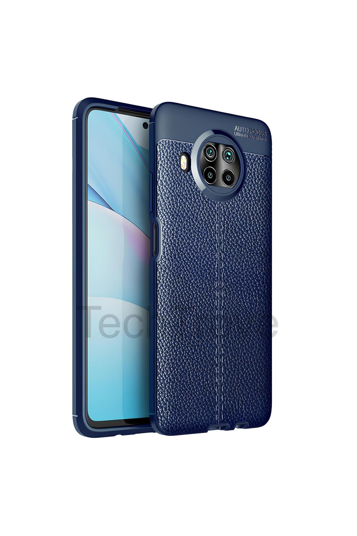 TechTrove Xiaomi Mi 10T Lite Kılıf Deri Extra Korumalı Slikon Kapak