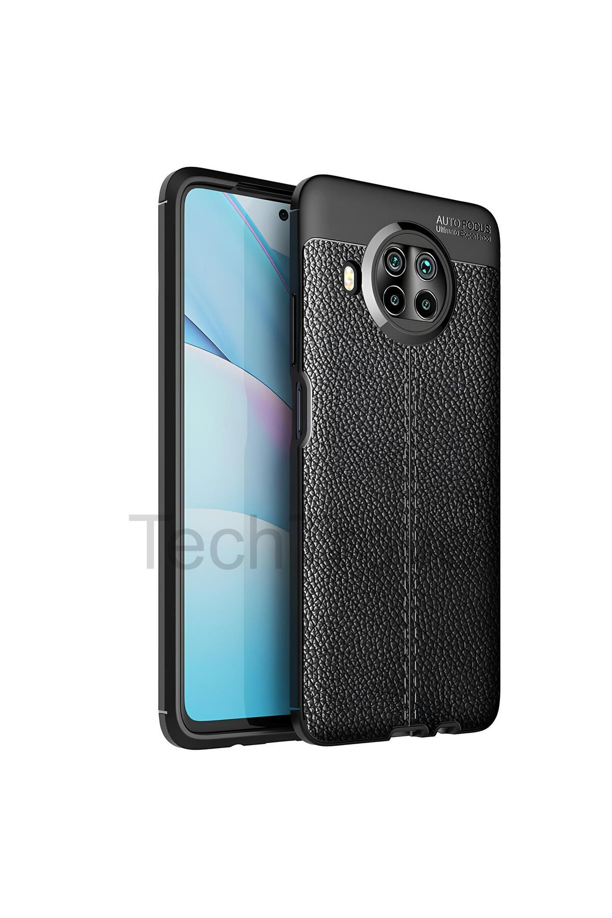 TechTrove Xiaomi Redmi Note 9 Pro 5G Kılıf Deri Extra Korumalı Slikon Kapak