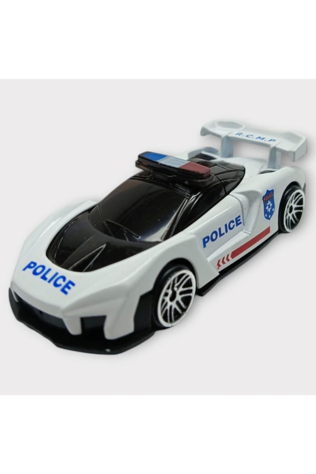 Tolzan Metal Mini Polis Arabası 8 cm - Polis - 4