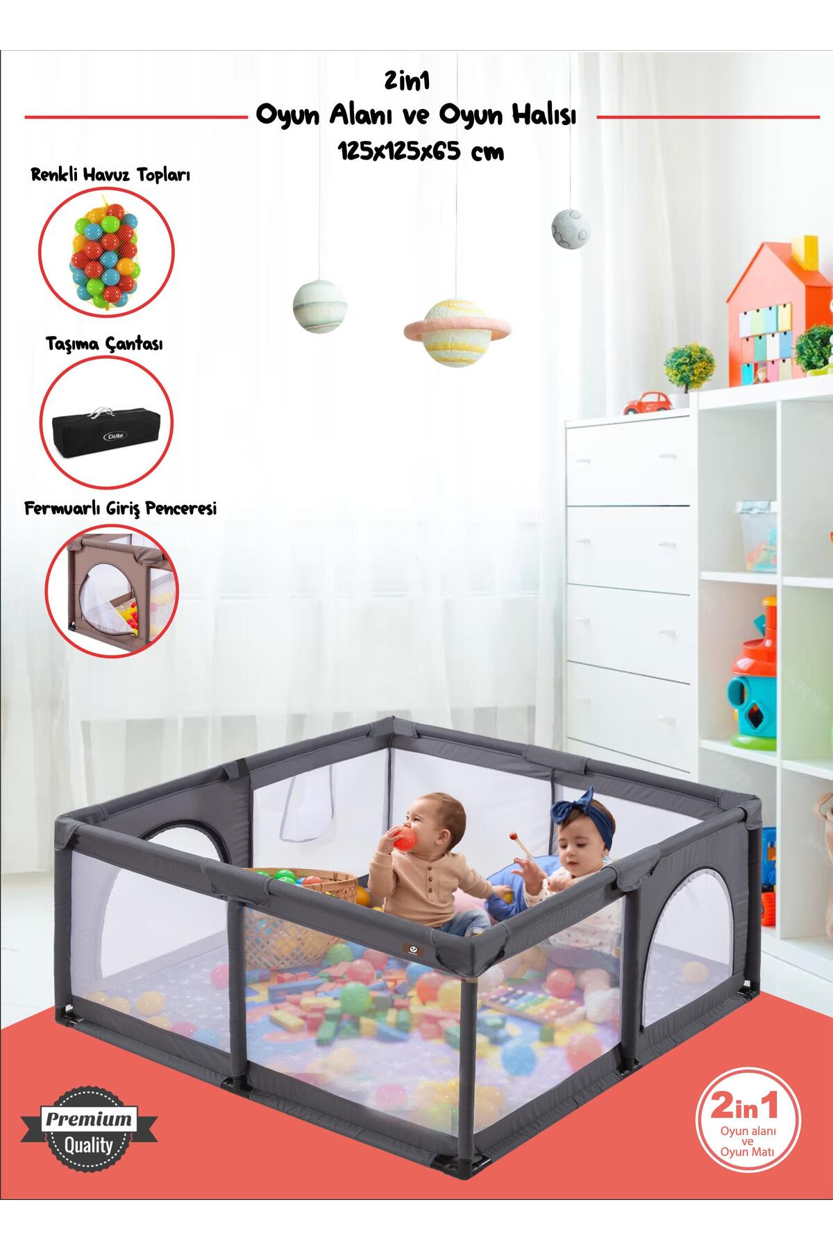 Acr Ciciko Mamma Model Galaxy Oyun Alanı fotoğrafı 6 (önizleme)