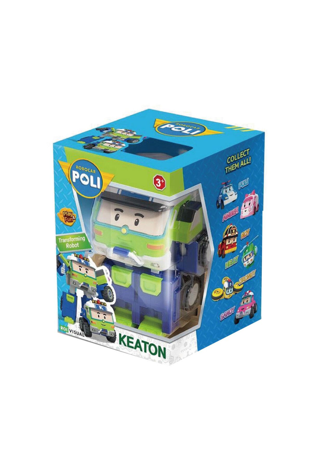 SECTOYS Robocar Poli Transforming Robot Figür Keaton Oyuncak Dönüşebilen Robocar Poli Keaton Yeni Model