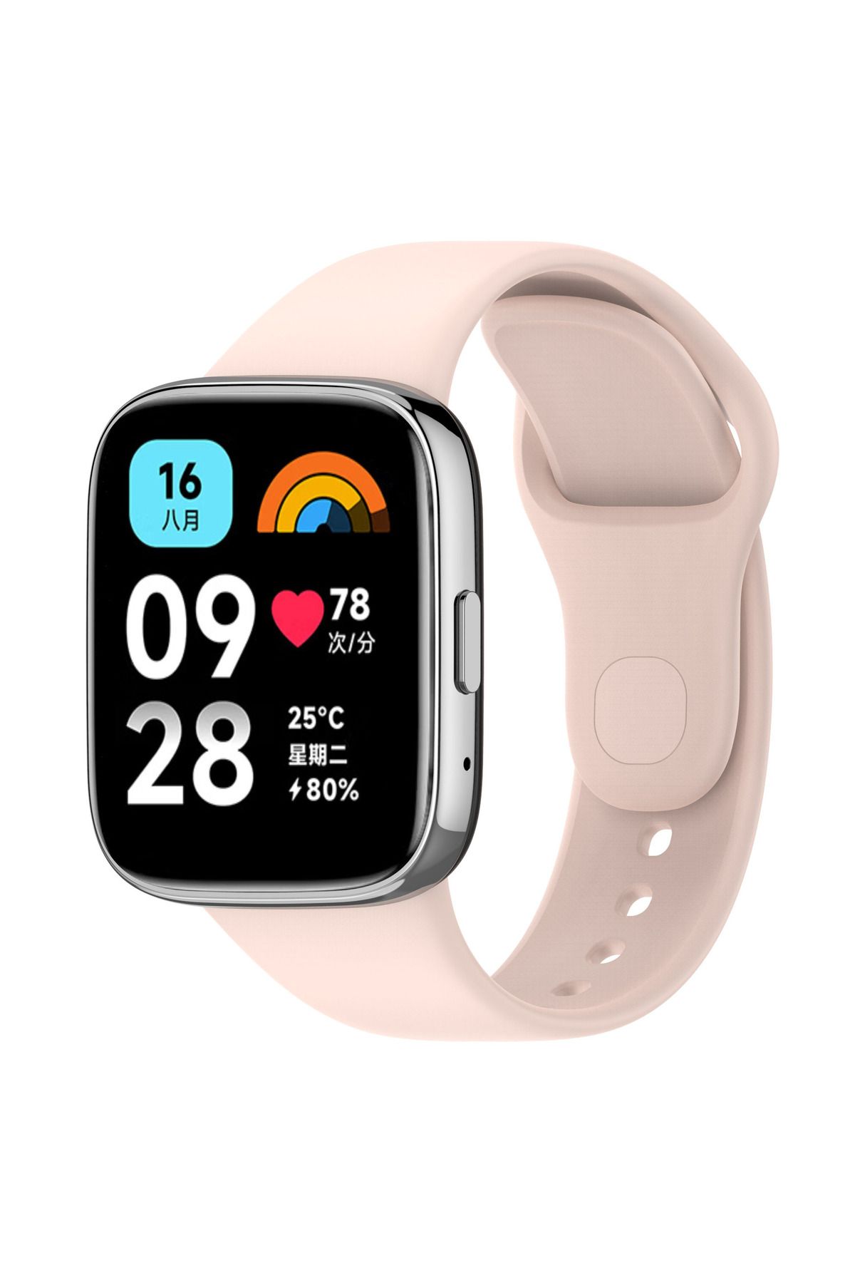 Novatis Redmi Watch 3 Active Uyumlu Kordon Yumuşak Silikon Soft Akıllı Saat Bileklik Kordonu