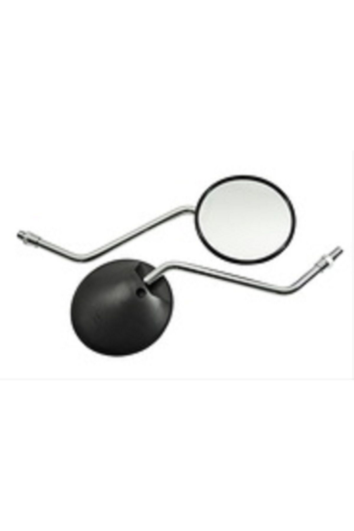 karagöz motor MOTORSİKLET AYNA CUP 125 CG SERİSİ SİYAH (Nikel Kollu) (10mm)