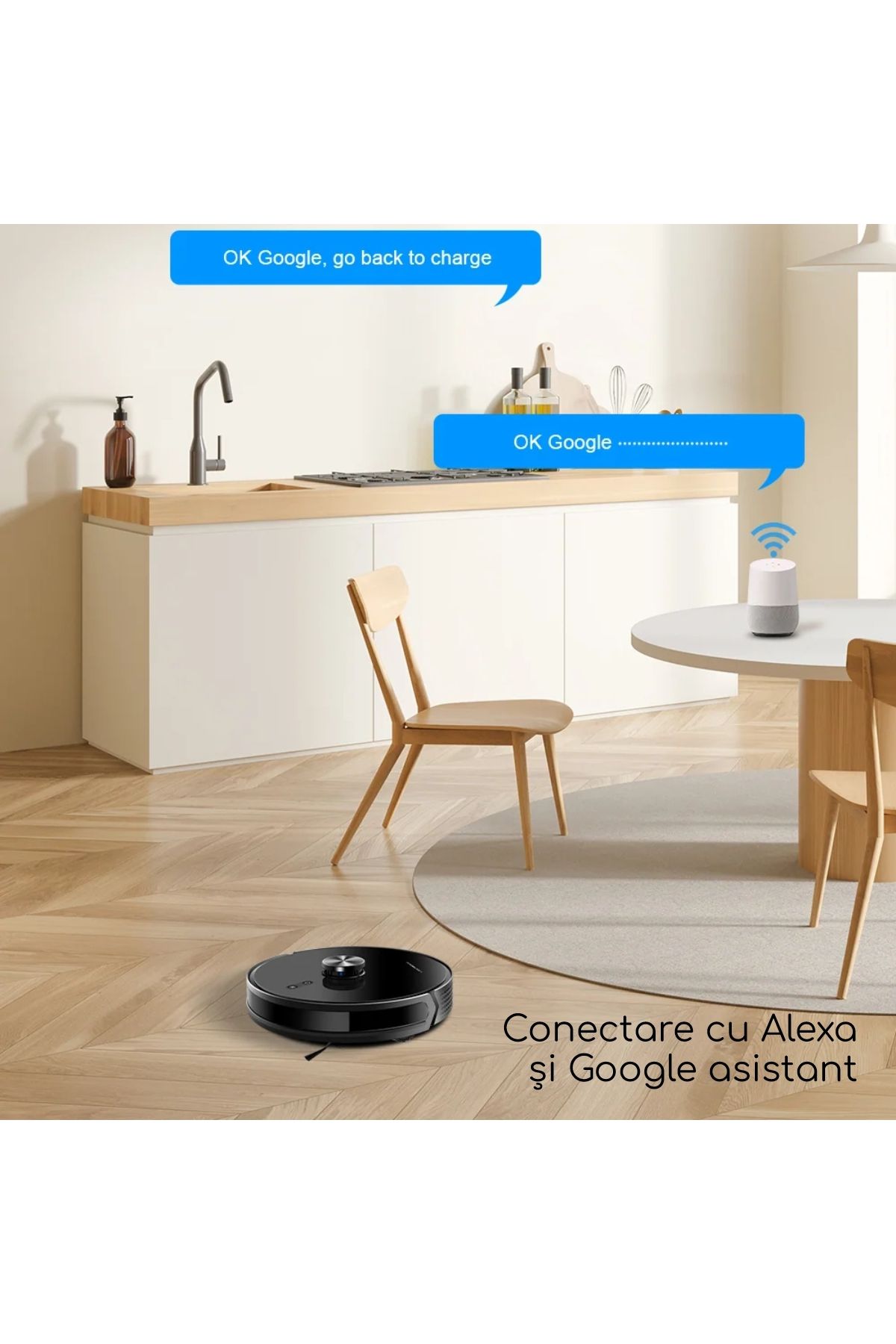 Liectroux-Robot Vacuum Cleaner with Washing, Liectroux XR500(D6818), with gyro navigation,130 minutes autonomy 10