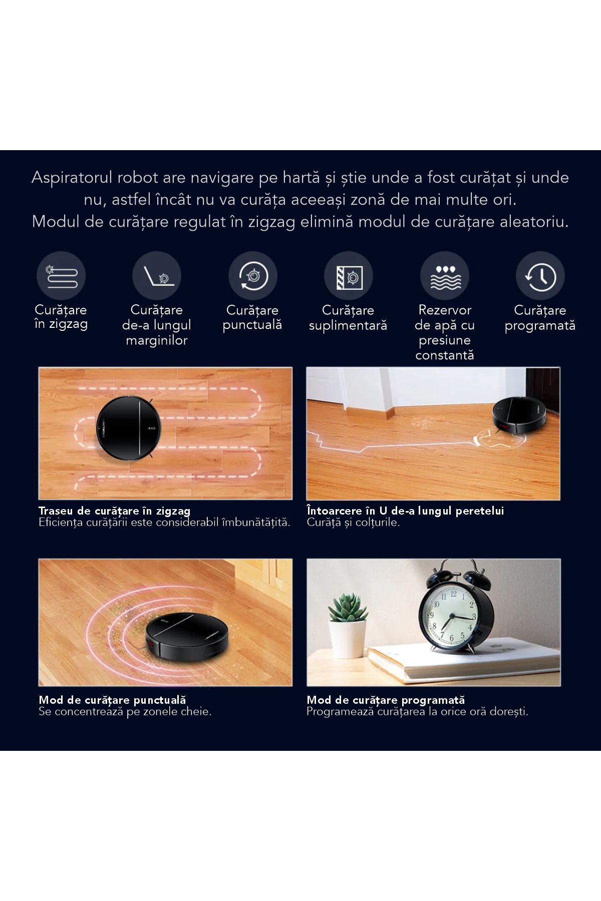 Liectroux-Robot Vacuum Cleaner With Washing, V3s Pro(D6814), 4000pa Suction, 120 Minutes Autonomy 7