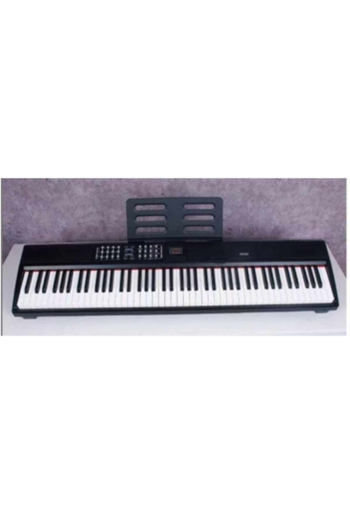 Bor BX-35 BK 88 Tuş Hassasiyetli Org | MP3 Okuyucu | MIDI | Double Bluetooth | 900 Ses (Siyah)