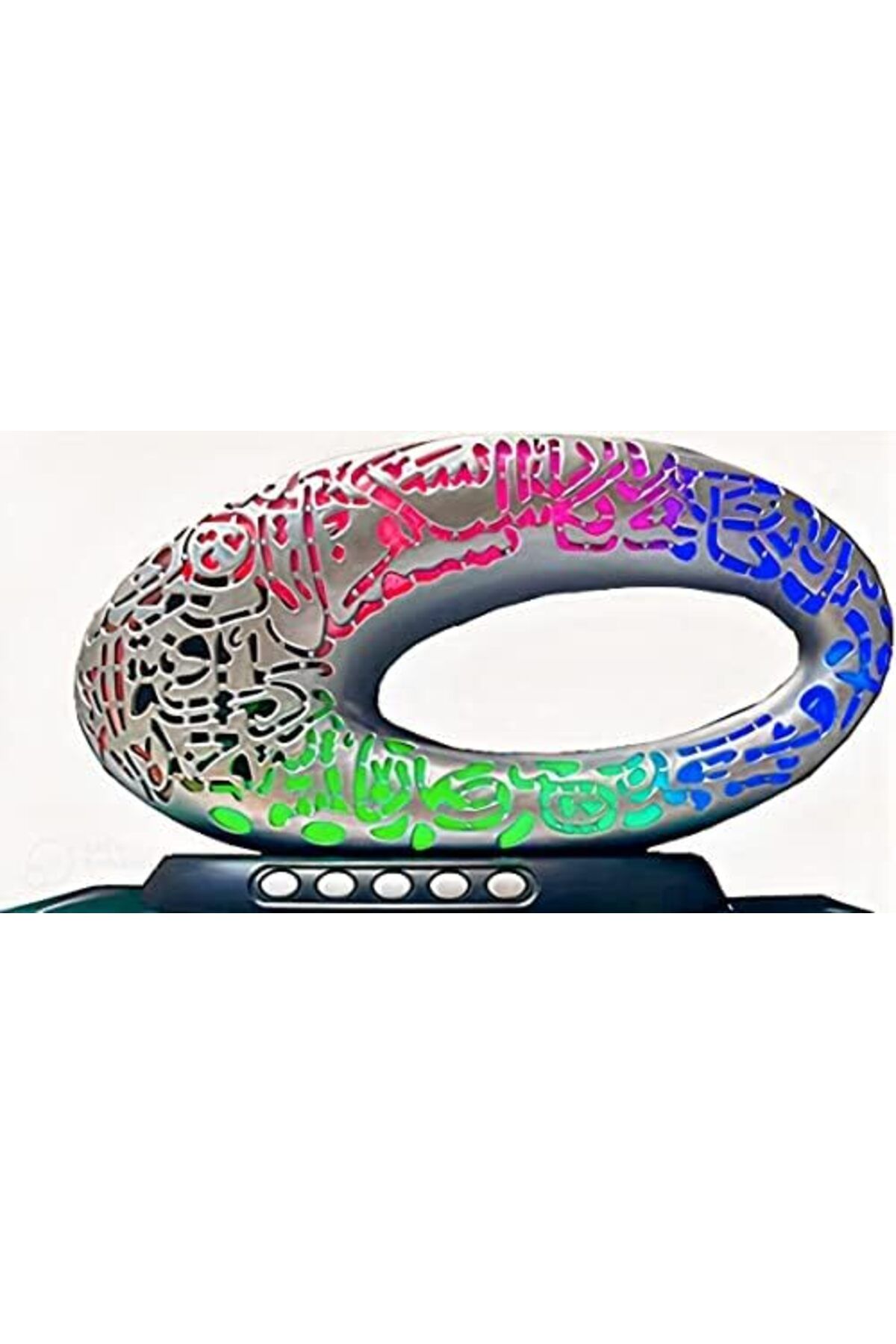 Generic-Quran Bluetooth Speaker with Azan, Colorful LED Light, Remote Control & Full Audio Recitations 4