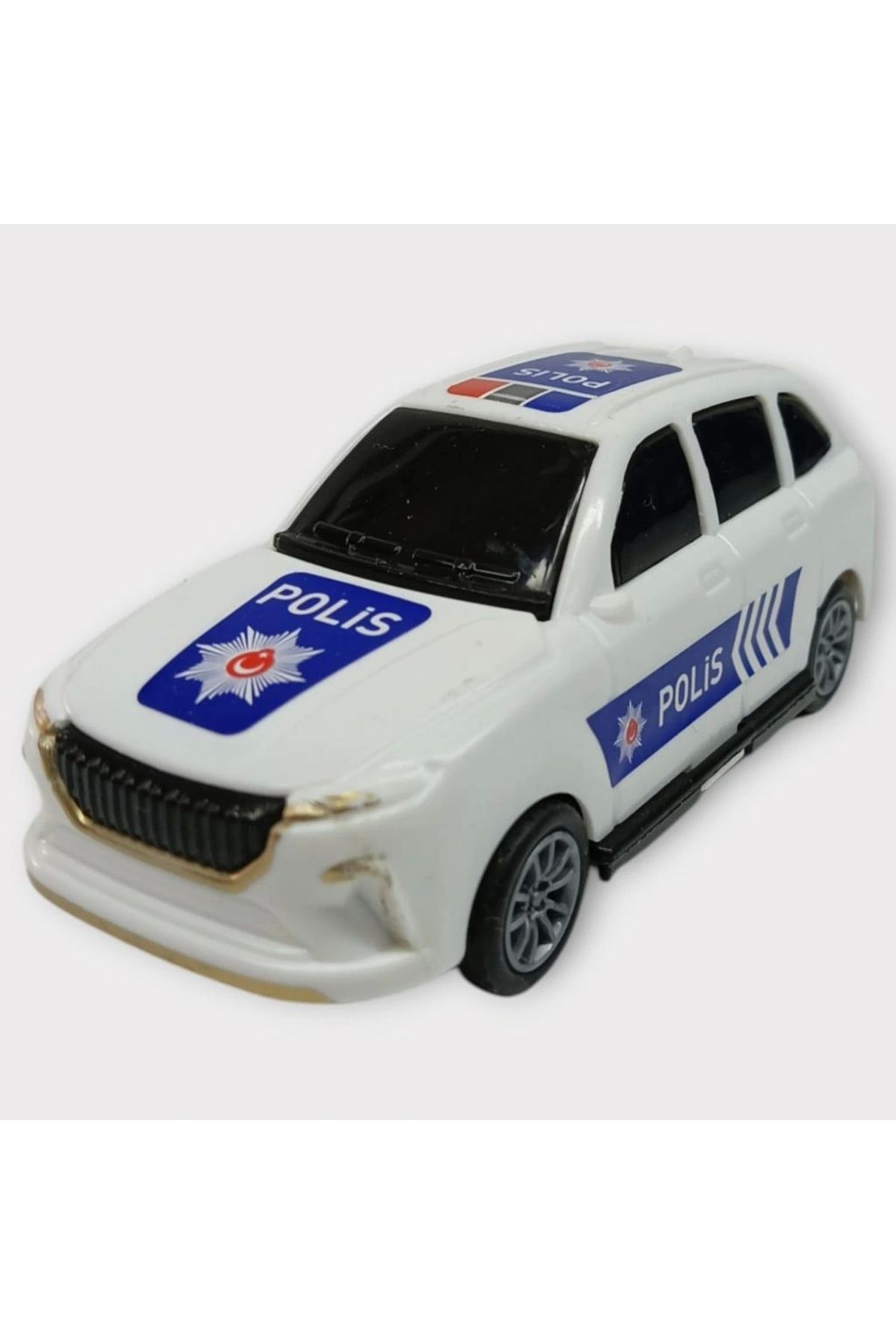 Tolzan Çek Bırak TOGG Polis Arabası -Beyaz Hatchback