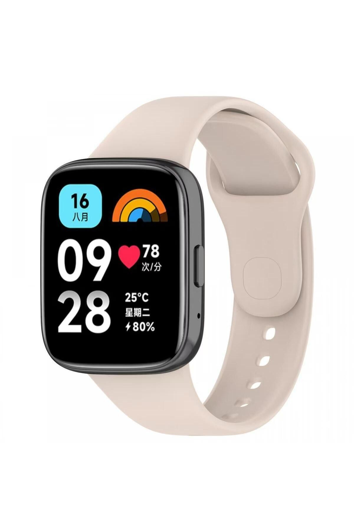 Novatis Redmi Watch 3 Active Uyumlu Kordon Yumuşak Silikon Soft Akıllı Saat Bileklik Kordonu
