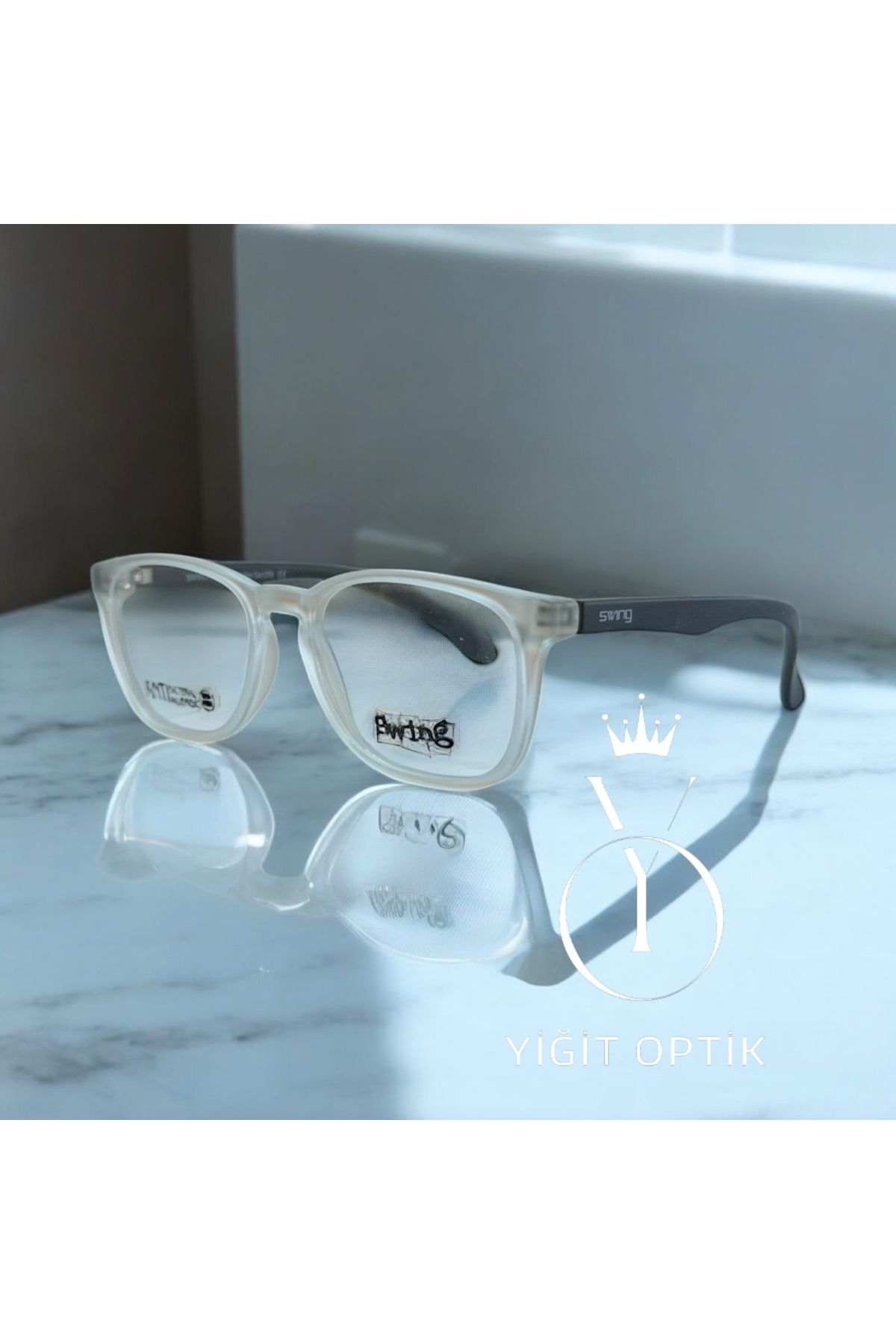 Swing Tr172 c378 46-16-125 Çocuk optik cam uyumlu gözlük 4-6 yaş Demo camlı ( KIRILMAZ )