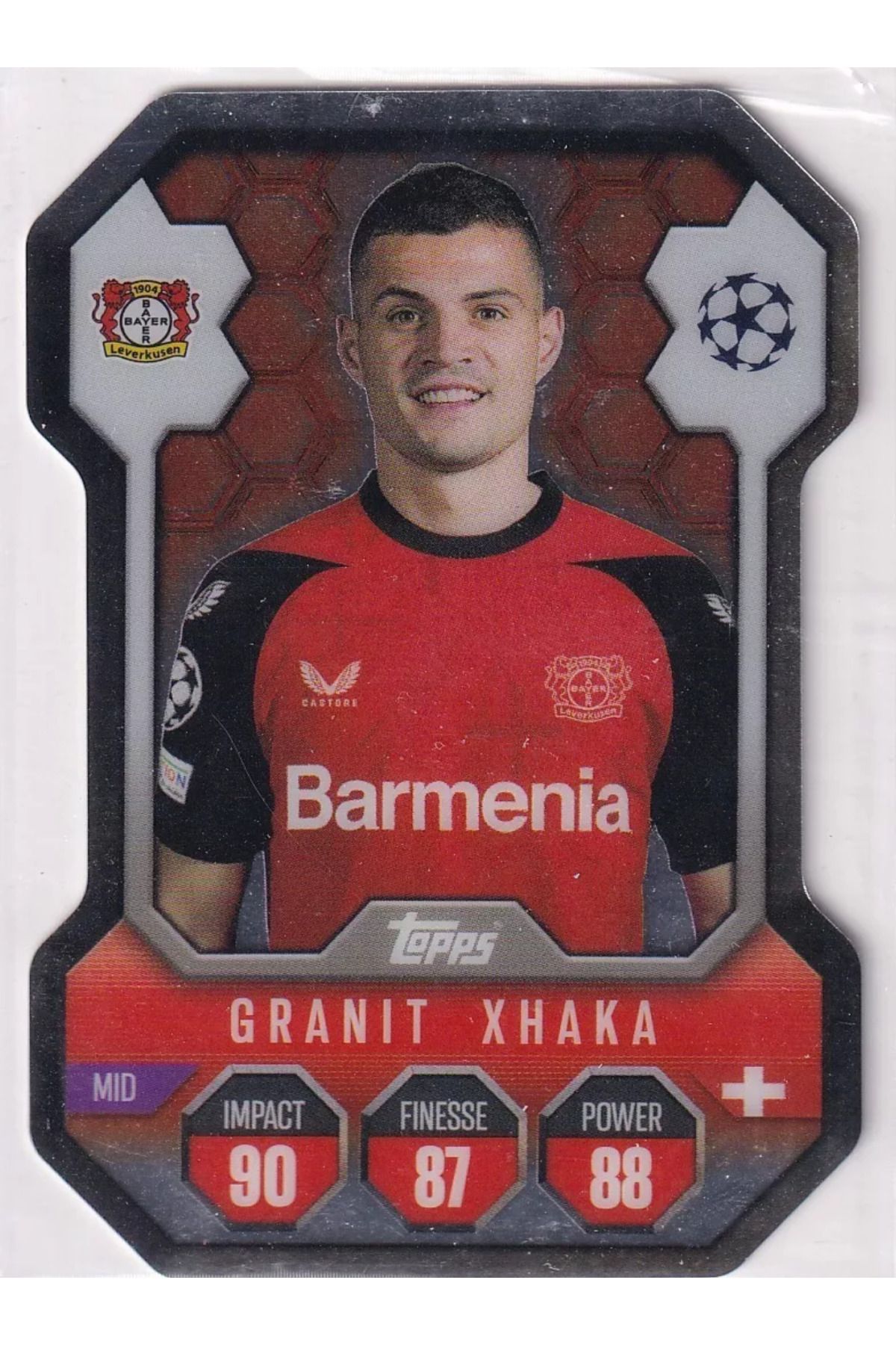 Topps Match Attax Champions League 24/25 No. SH 9 Granit Xhaka Shield