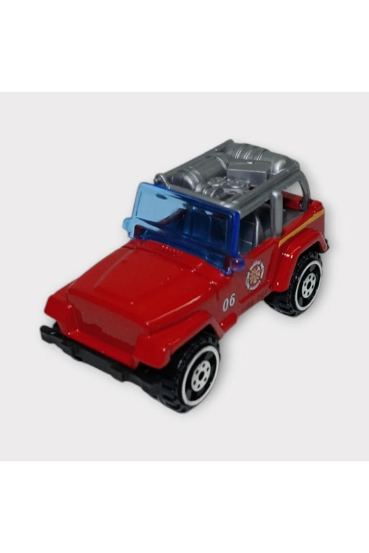 Tolzan Küçük Metal İtfaiye Araçları 7 Cm - Jeep