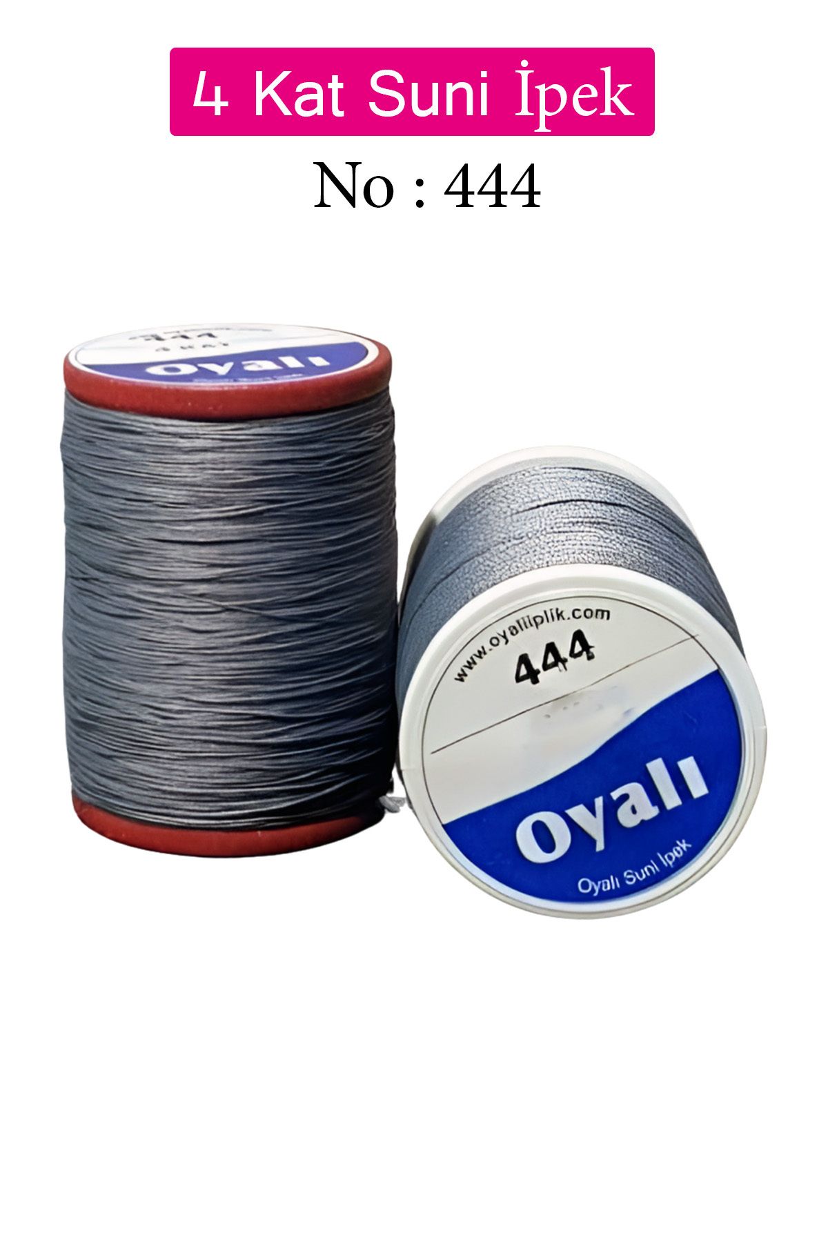Royaleks Oyalı 4 Kat Suni İpek İplik İğne Oyası Boncuk İpi Tığ Oyası No:444