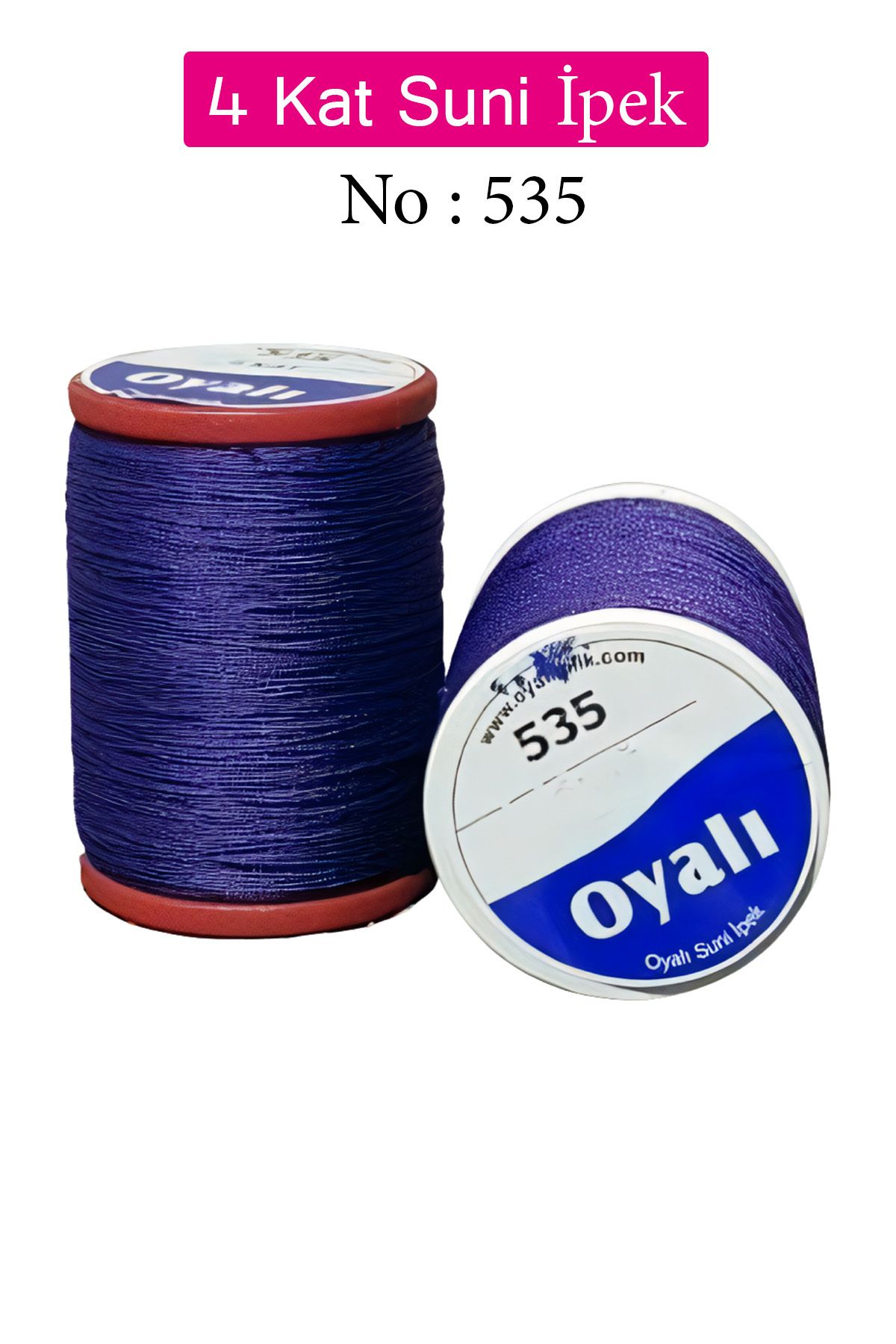 Royaleks Oyalı 4 Kat Suni İpek İplik İğne Oyası Boncuk İpi Tığ Oyası No:535