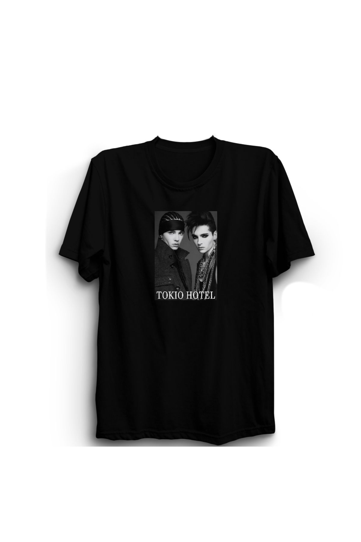 The Fame Bill and Tom Kaulitz, Tokio Hotel, Retro, Rock Music, Unisex, %100 Pamuk Tişört