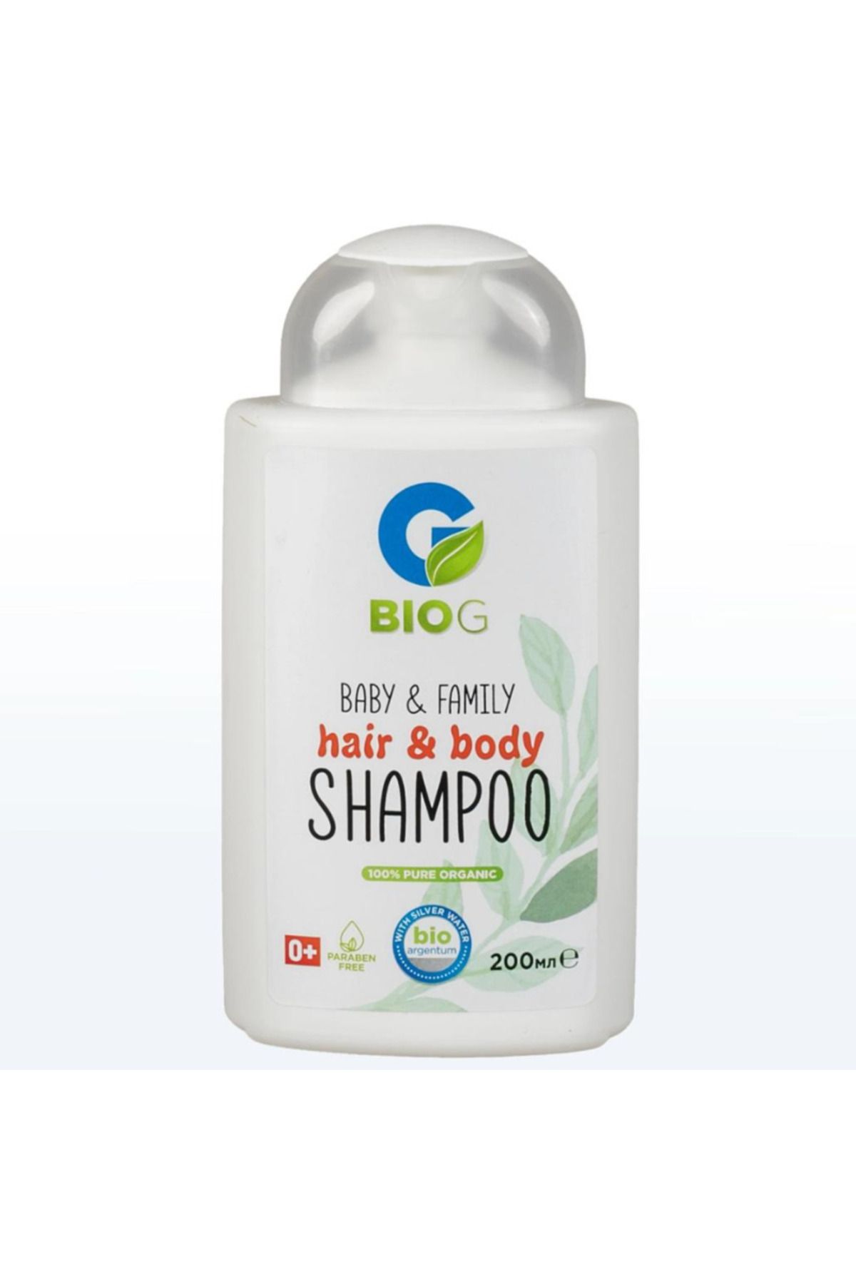 Bio Sampon Și Gel De Dus Organic Si Hipoalergenic Pentru Parul Și Corpul Bebelușului 200 Ml Bio G Baby - One Size