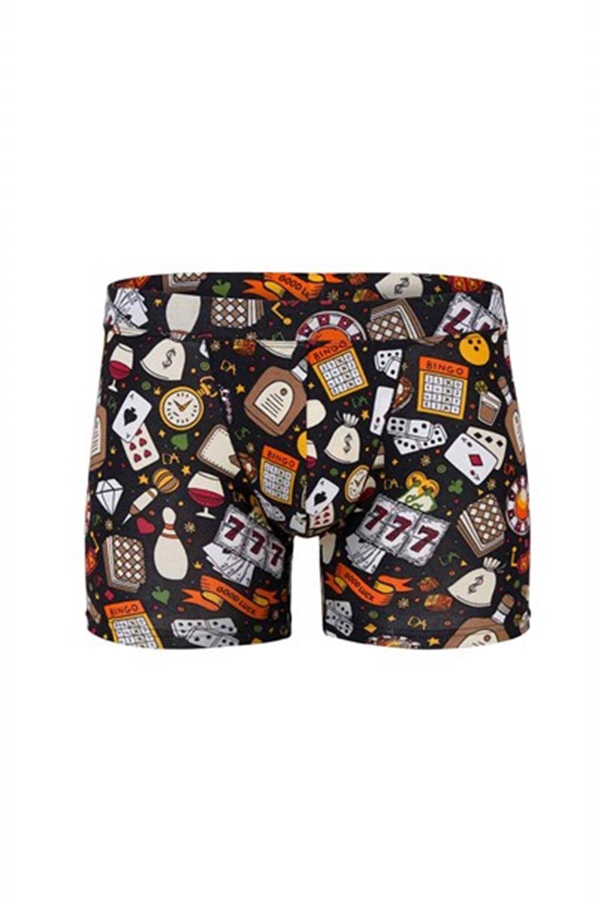 YNSGLOBAL Doreanse Erkek Modal Baskılı Boxer 1817
