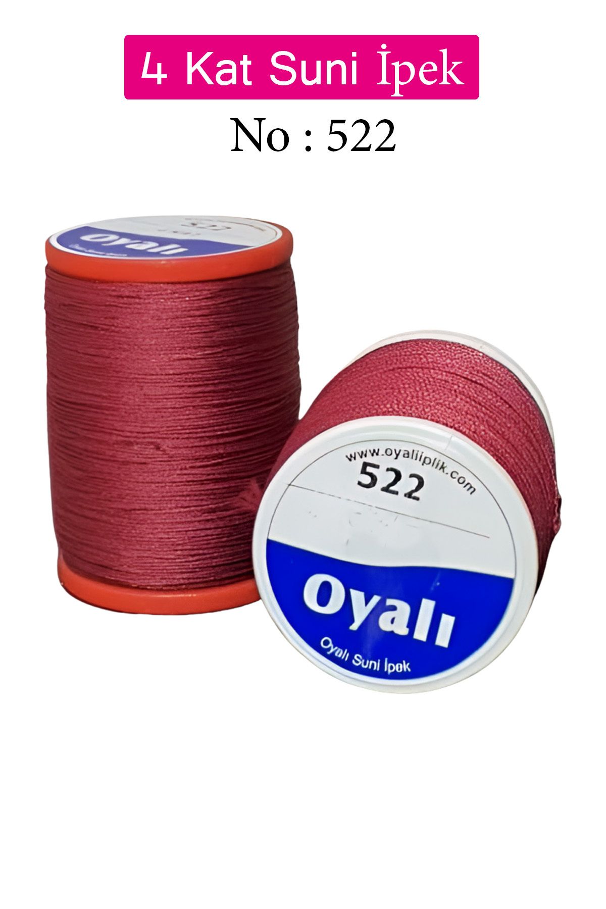 Royaleks Oyalı 4 Kat Suni İpek İplik İğne Oyası Boncuk İpi Tığ Oyası No:522