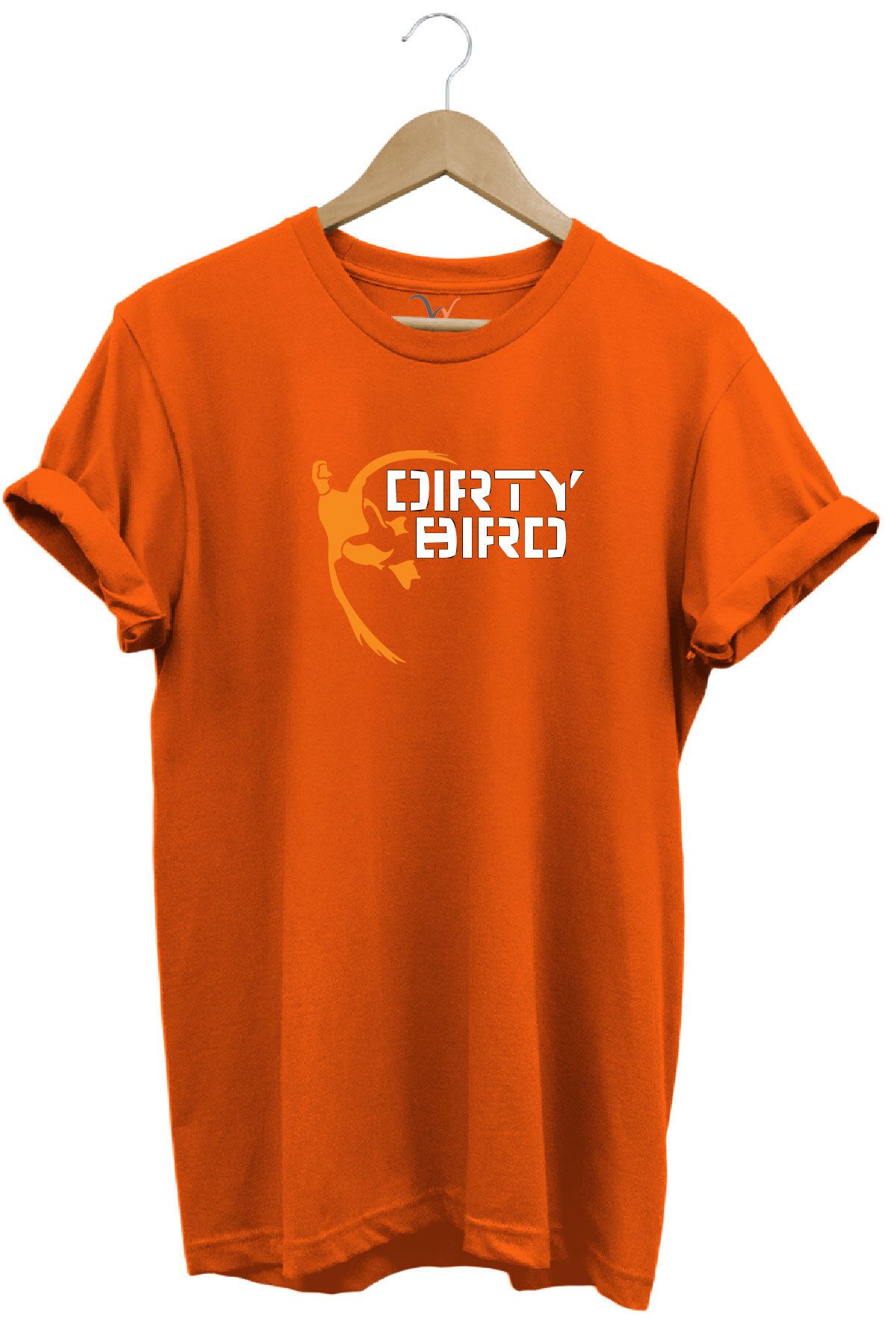 WİDİ Hunting Ördek Avcılığı Baskılı %100 Pamuk Regular Fit Bisiklet Yaka Premium T-Shirt