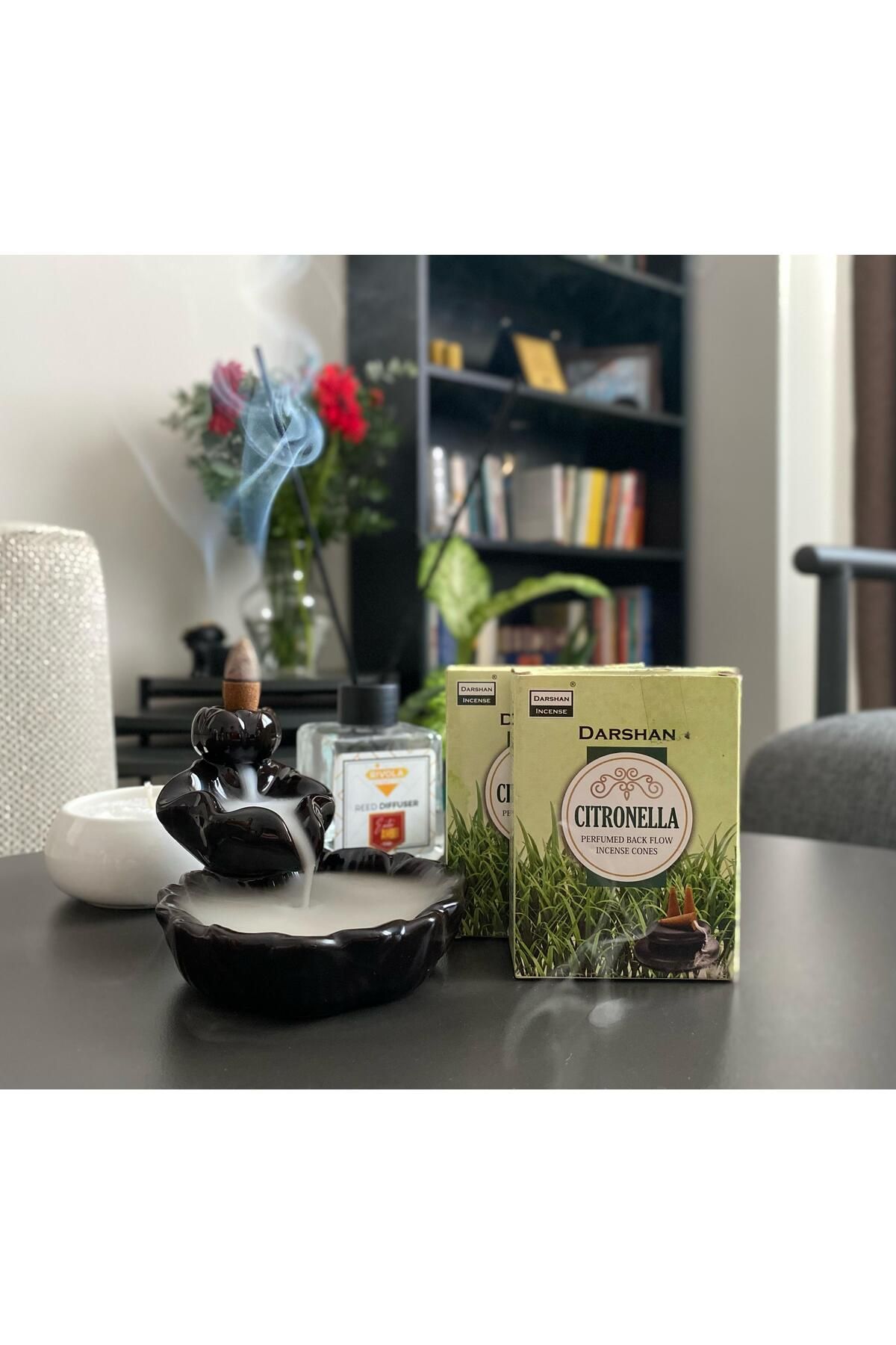 HEDİYESELİ Citronella Geri Akış Tütsü 10 Adet