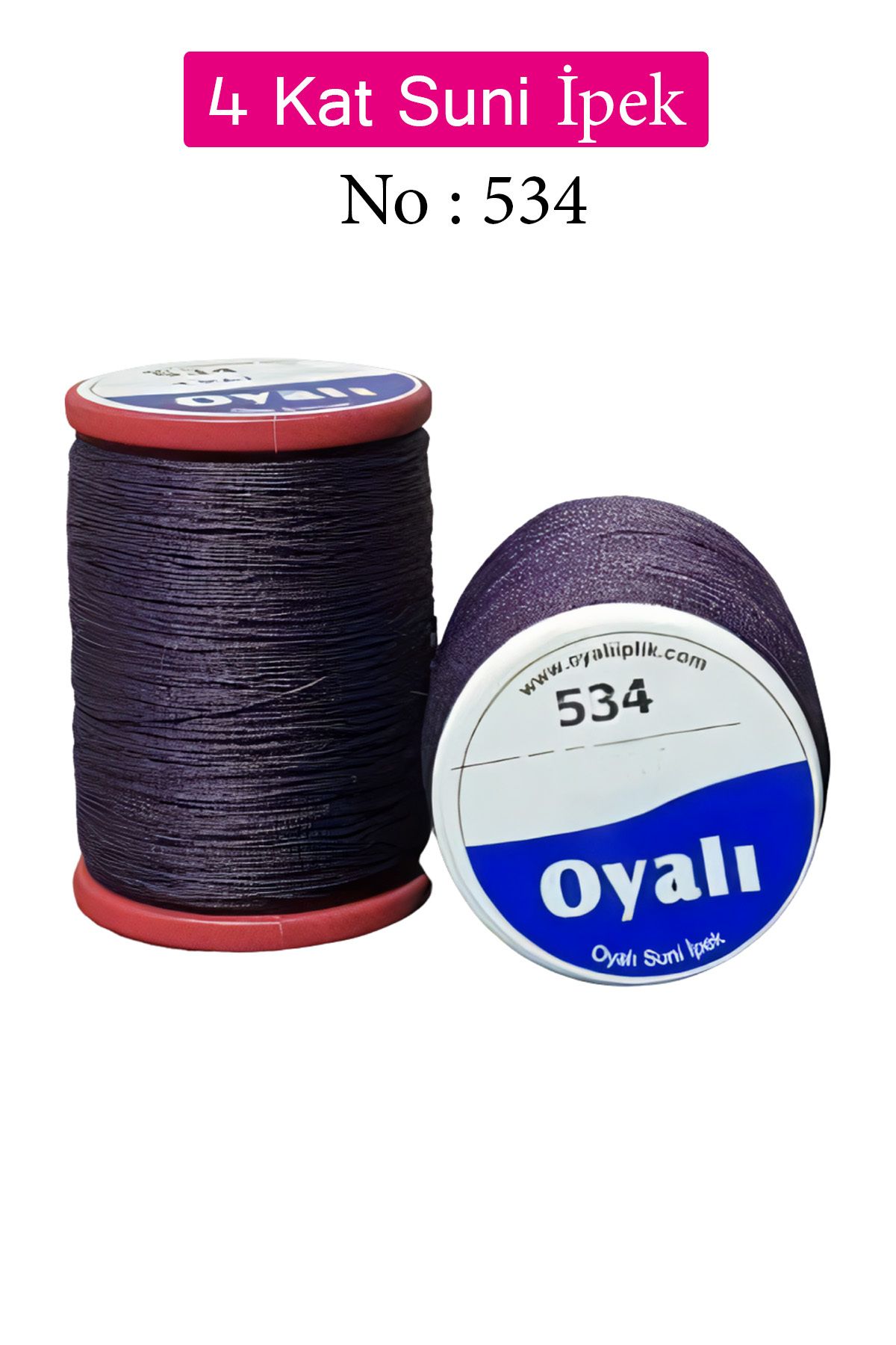 Royaleks Oyalı 4 Kat Suni İpek İplik İğne Oyası Boncuk İpi Tığ Oyası No:534
