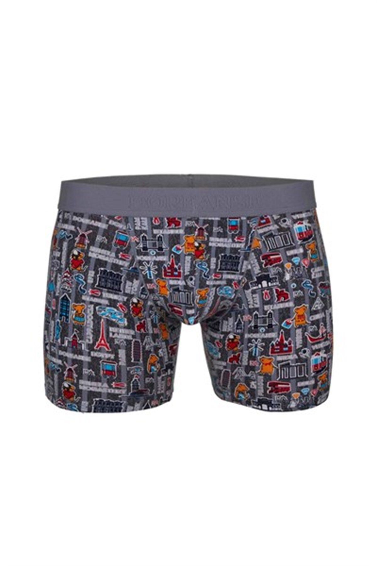 YNSGLOBAL Doreanse Erkek Modal Baskılı Boxer 1816