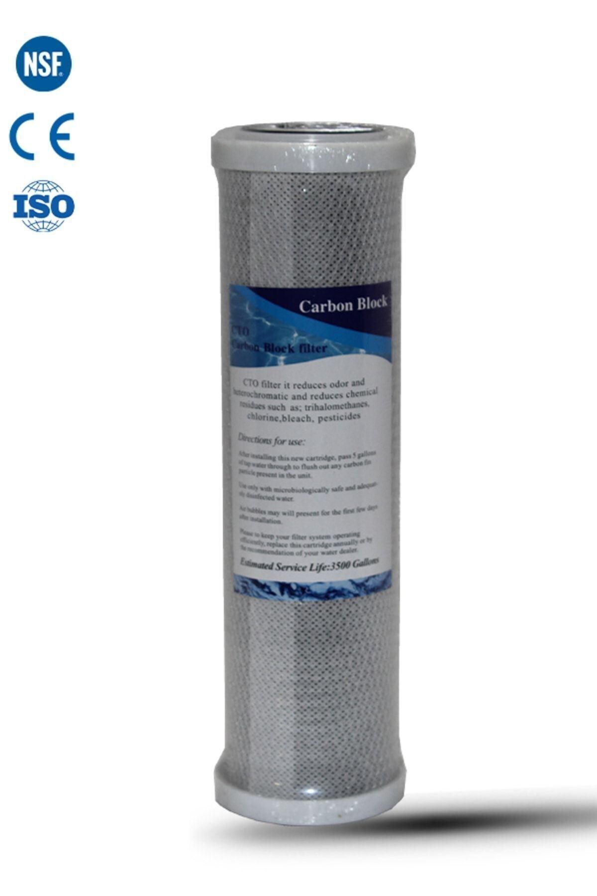 Filter Store Açık Kasa Su Arıtma Cihazı 10" Inc Cto Blok Karbon Filtre ( 1 Adet )