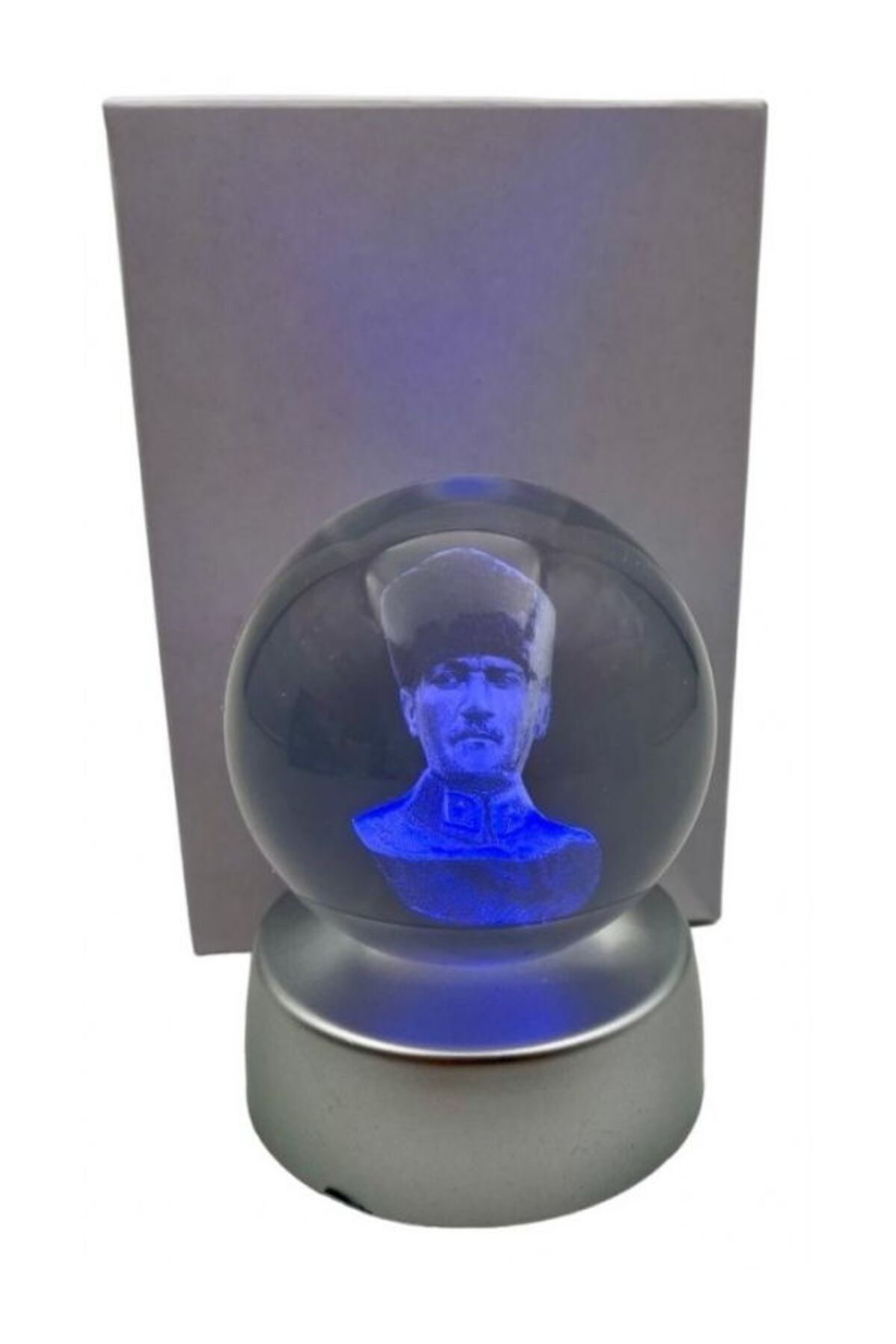 NUNU DEĞİŞEN RENKLİ ATATÜRK MASA LAMBASI