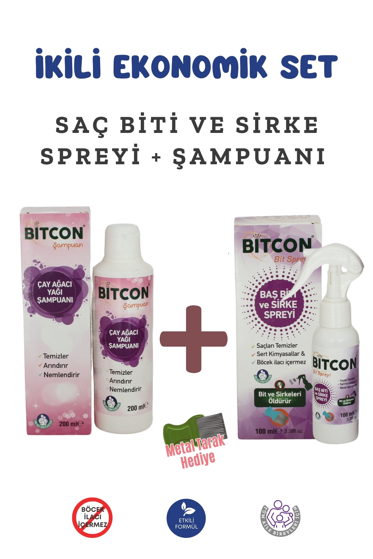 BİTCON Bit Şampuanı ve Saç Spreyi Seti — BTCN-002 — تصویر 4 از 6